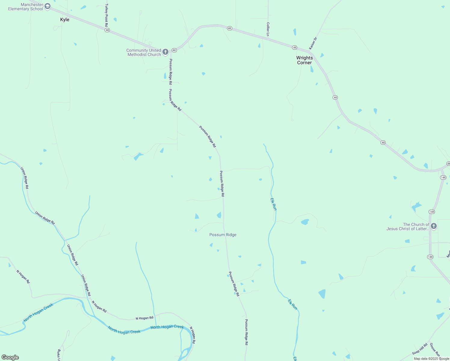 map of restaurants, bars, coffee shops, grocery stores, and more near 17168 Possum Ridge Road in Aurora