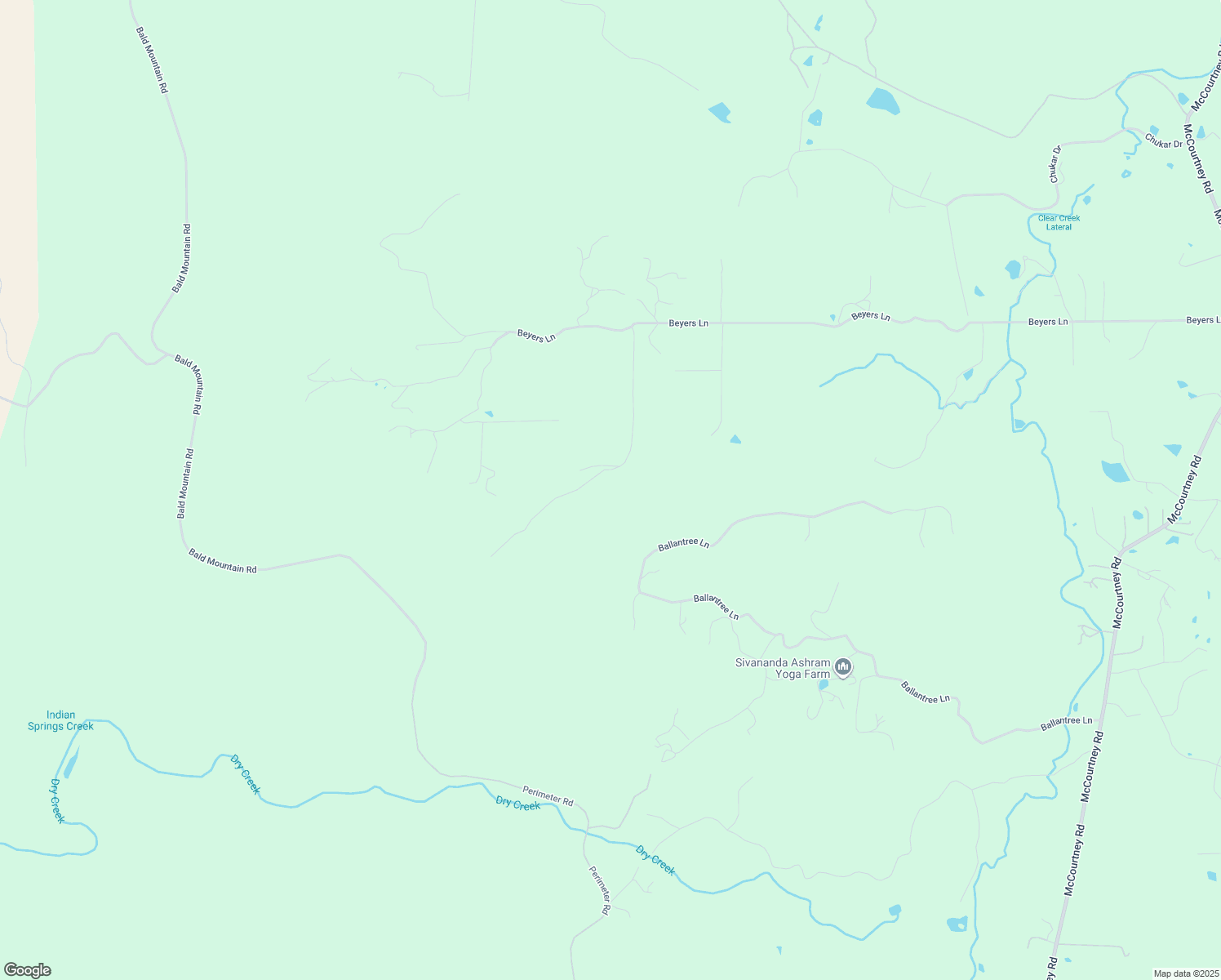 map of restaurants, bars, coffee shops, grocery stores, and more near 15425 Burnette Place in Grass Valley