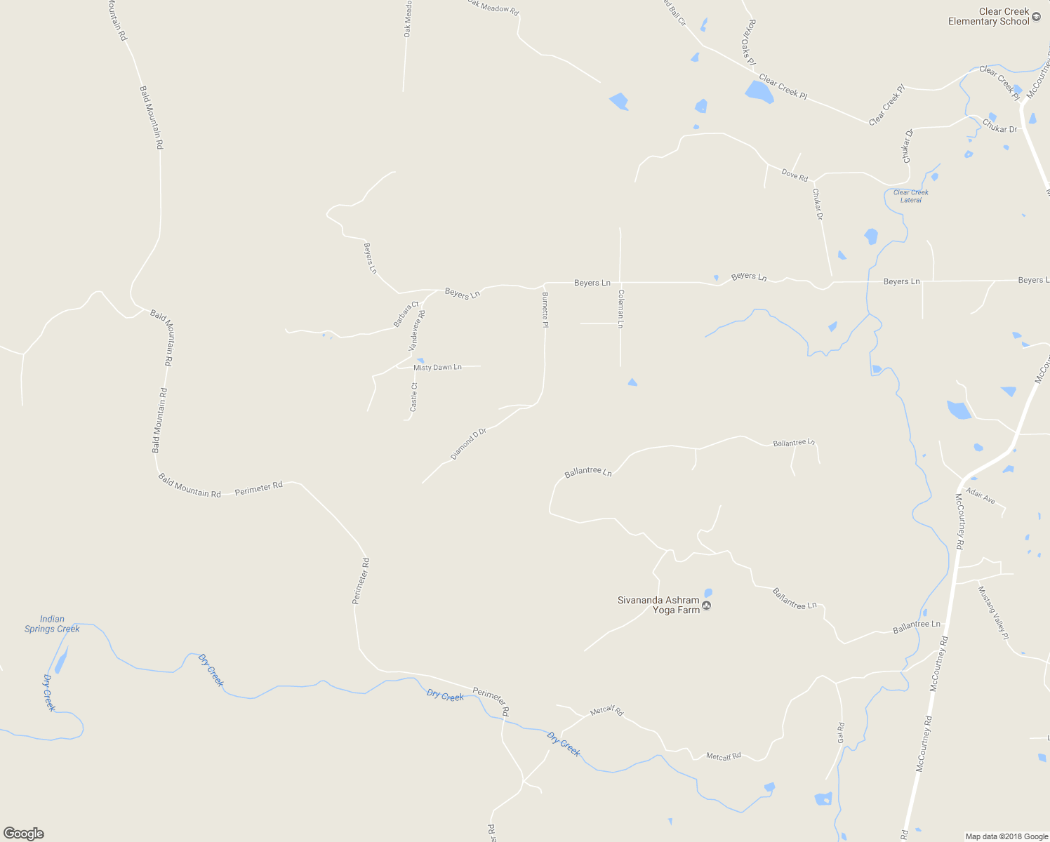 map of restaurants, bars, coffee shops, grocery stores, and more near 15425 Burnette Place in Grass Valley