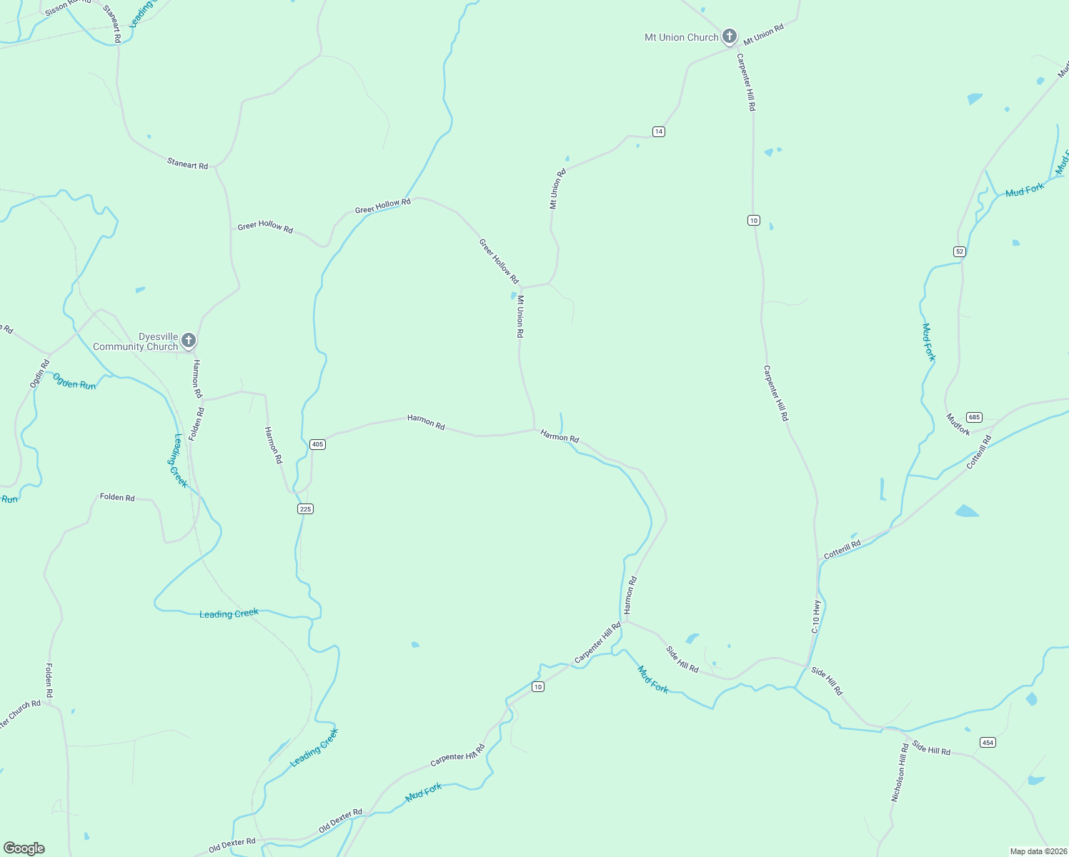 map of restaurants, bars, coffee shops, grocery stores, and more near 38221 Mount Union Road in Pomeroy