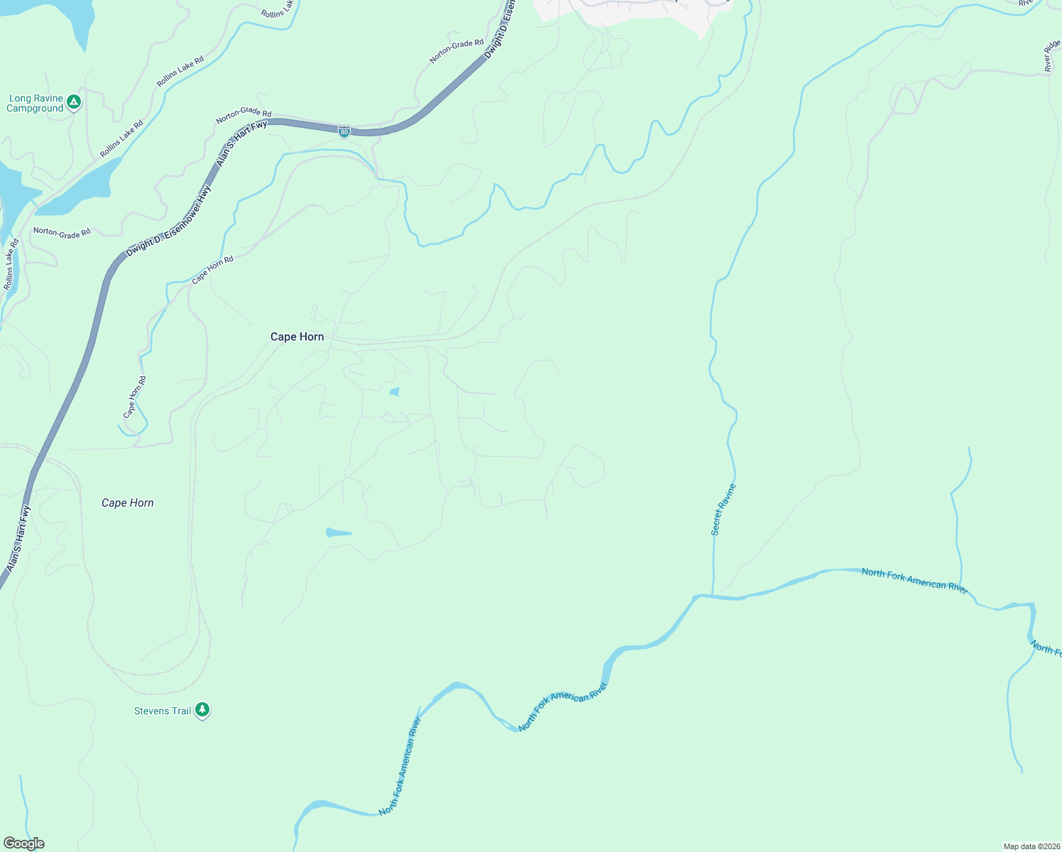 map of restaurants, bars, coffee shops, grocery stores, and more near 1221 Sawmill Road in Colfax