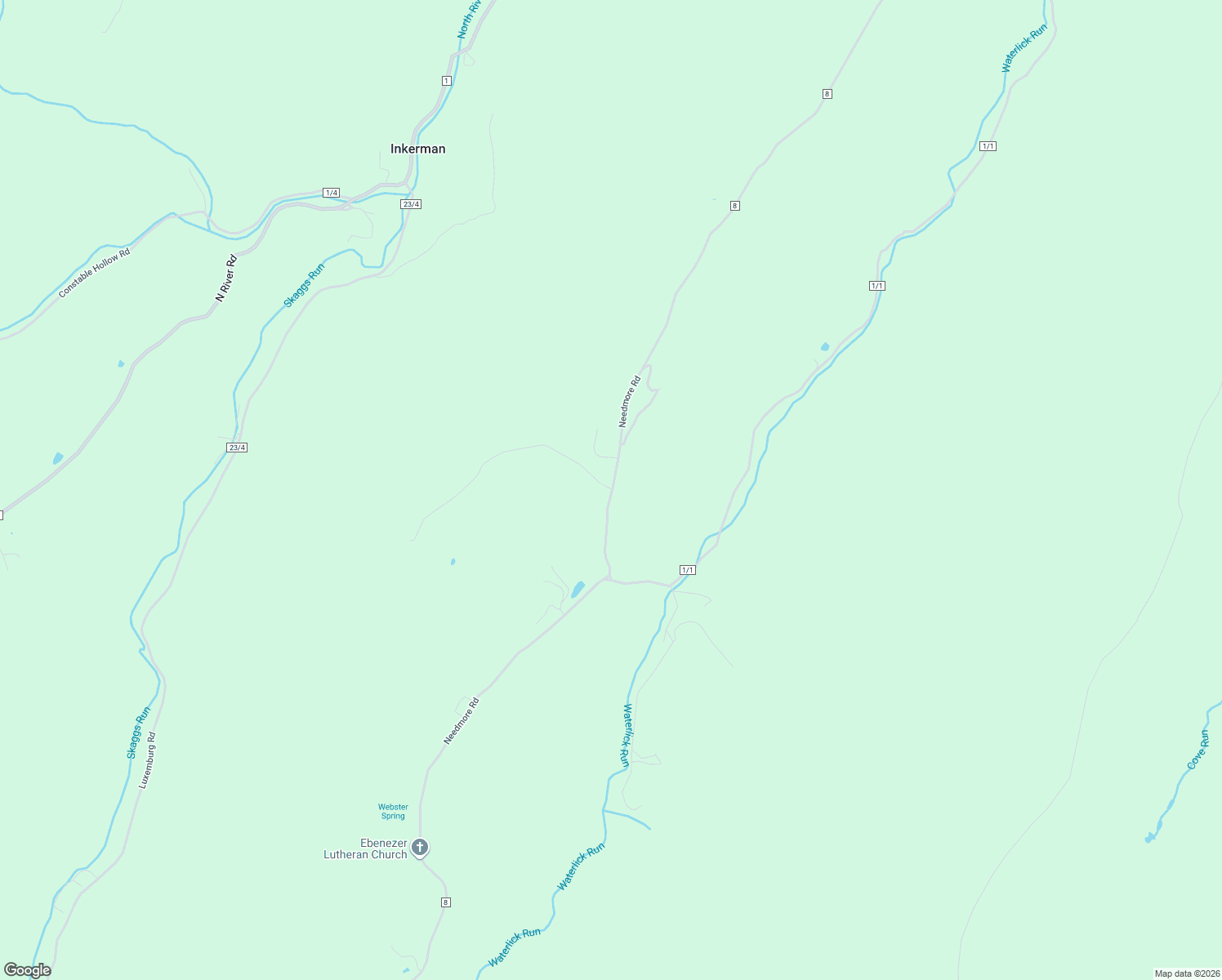 map of restaurants, bars, coffee shops, grocery stores, and more near 6275 County Route 8 in Baker