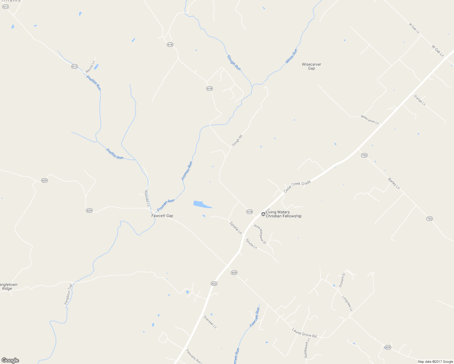 map of restaurants, bars, coffee shops, grocery stores, and more near 1485 Gough Road in Winchester