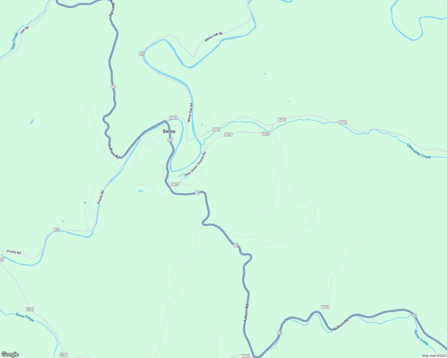 map of restaurants, bars, coffee shops, grocery stores, and more near in Berea