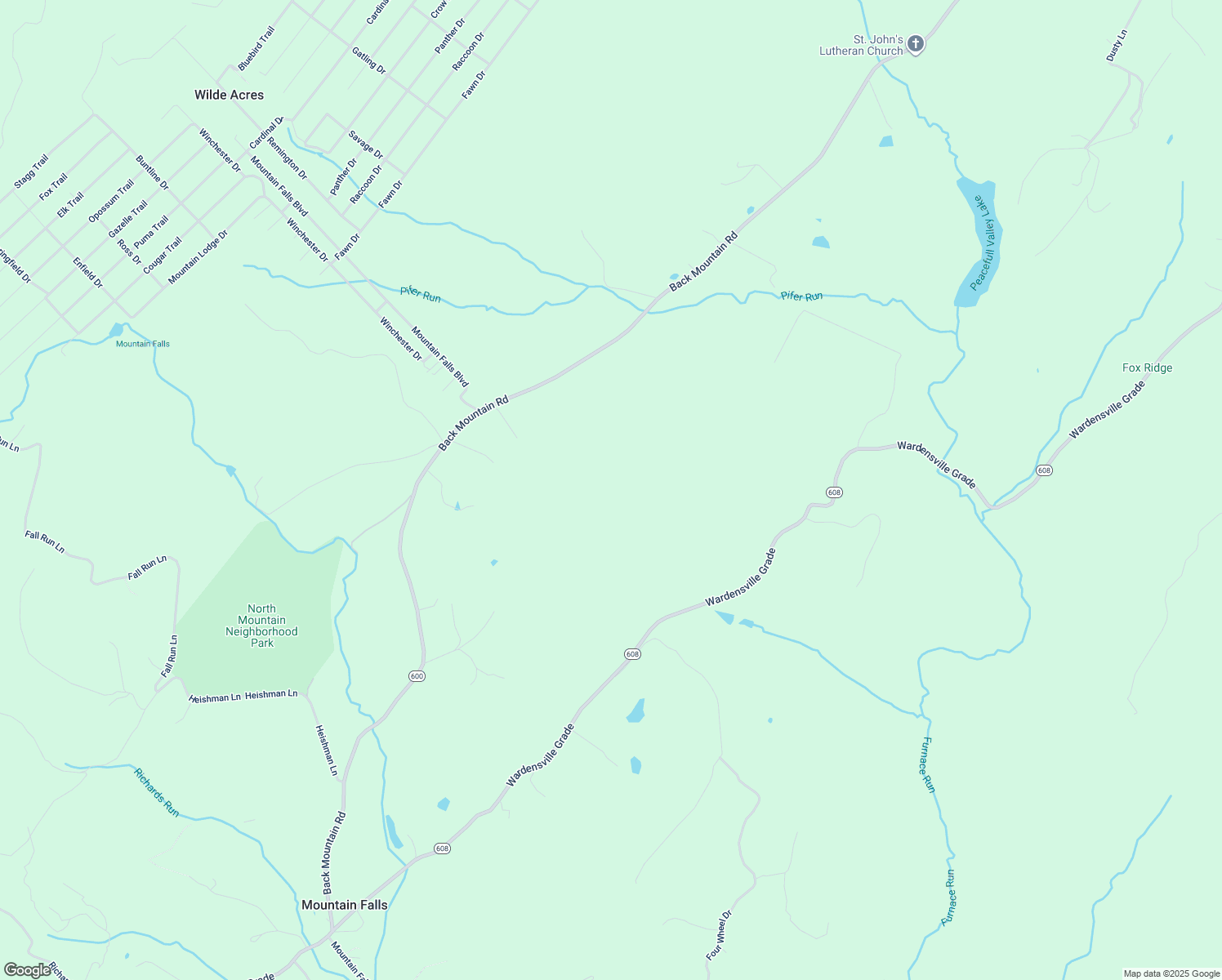 map of restaurants, bars, coffee shops, grocery stores, and more near 4648 Wardensville Grade in Winchester