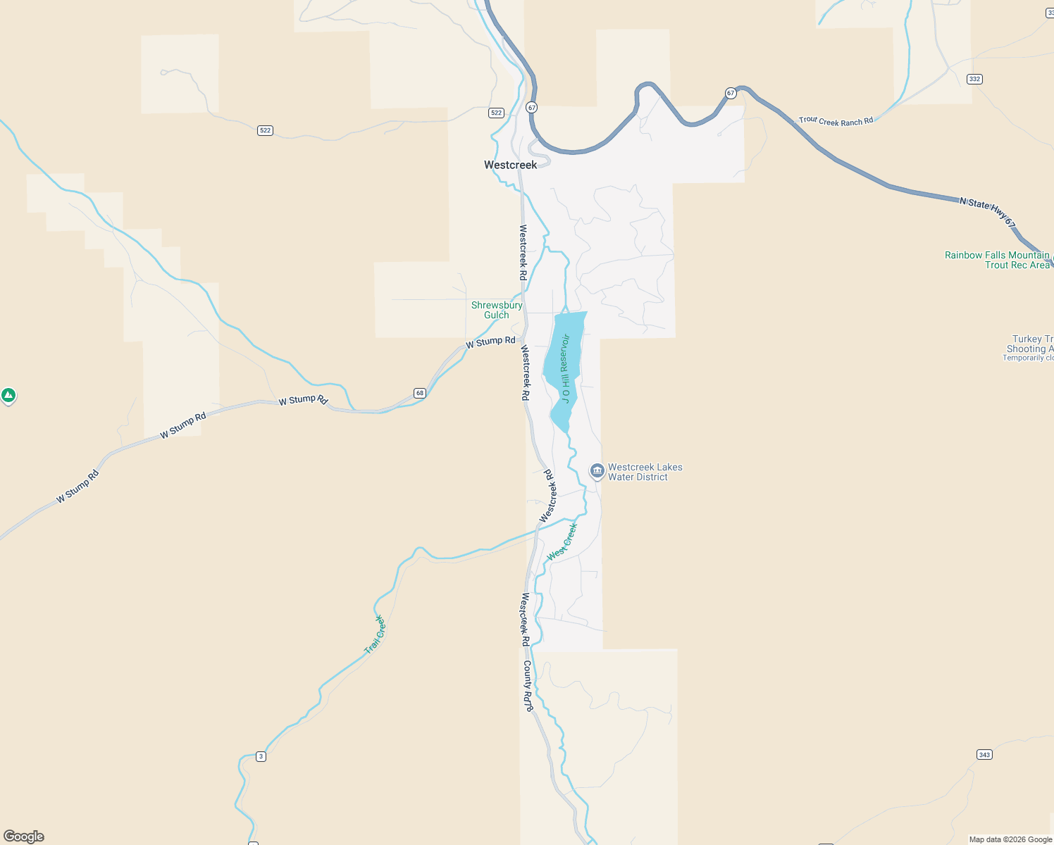 map of restaurants, bars, coffee shops, grocery stores, and more near 15421 Westcreek Road in Sedalia