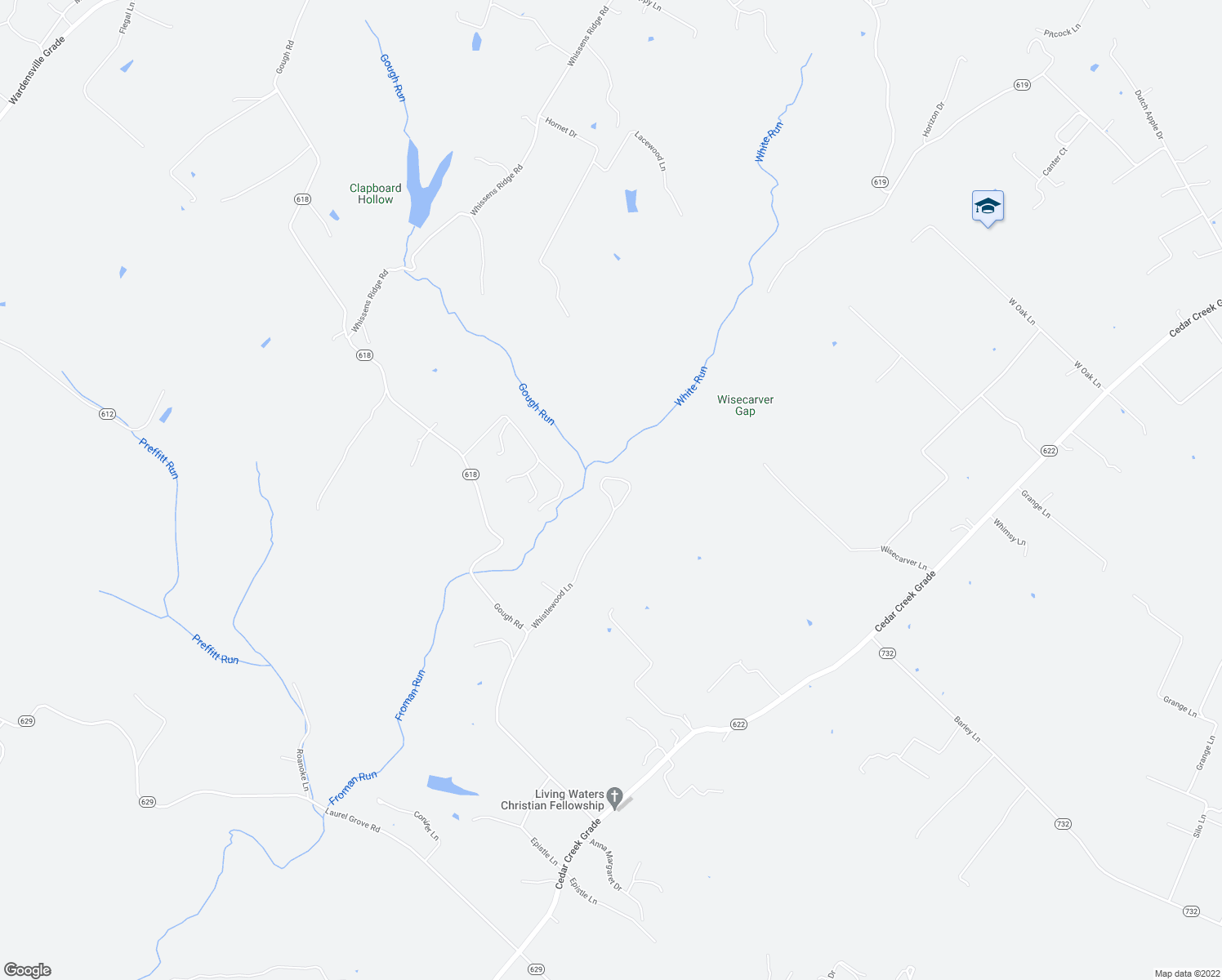 map of restaurants, bars, coffee shops, grocery stores, and more near 297 Whistlewood Lane in Winchester