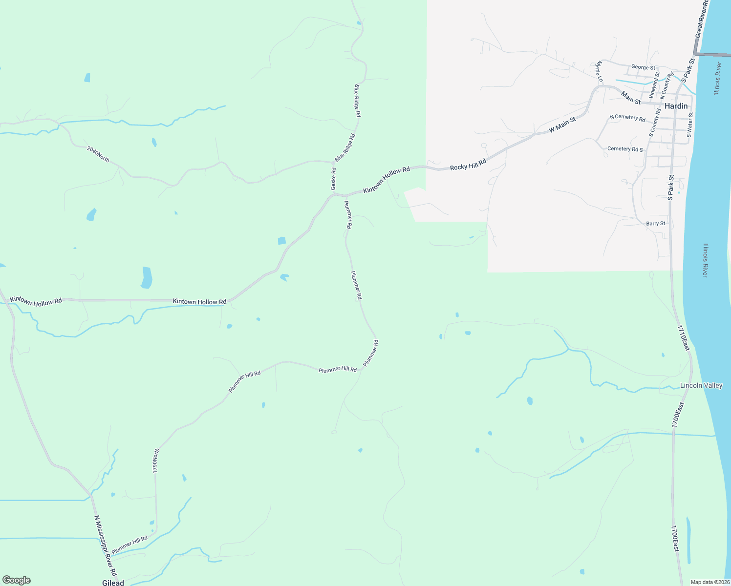 map of restaurants, bars, coffee shops, grocery stores, and more near in Hardin