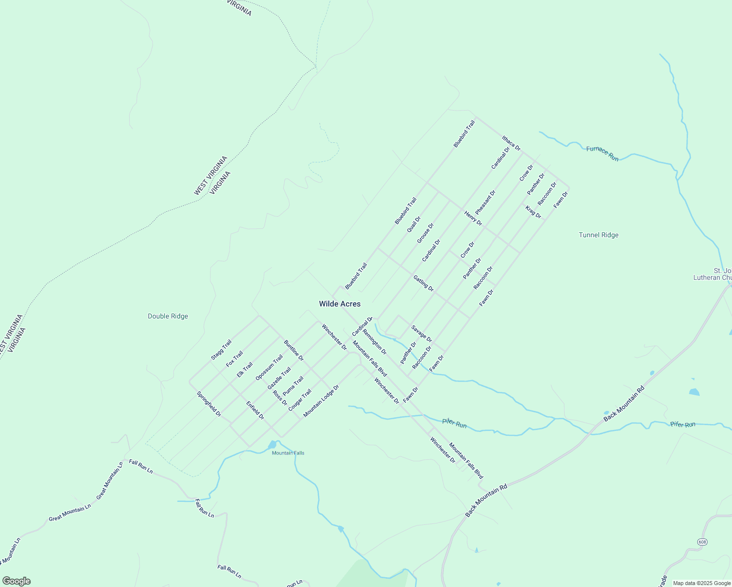 map of restaurants, bars, coffee shops, grocery stores, and more near 406 Quail Drive in Winchester