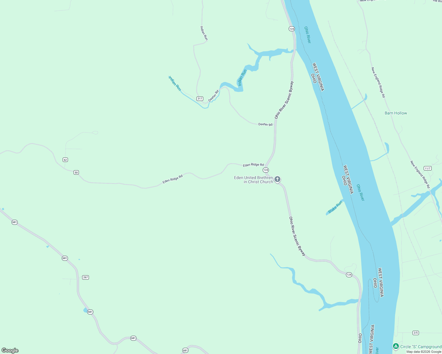 map of restaurants, bars, coffee shops, grocery stores, and more near 53755 Eden Ridge Road in Reedsville