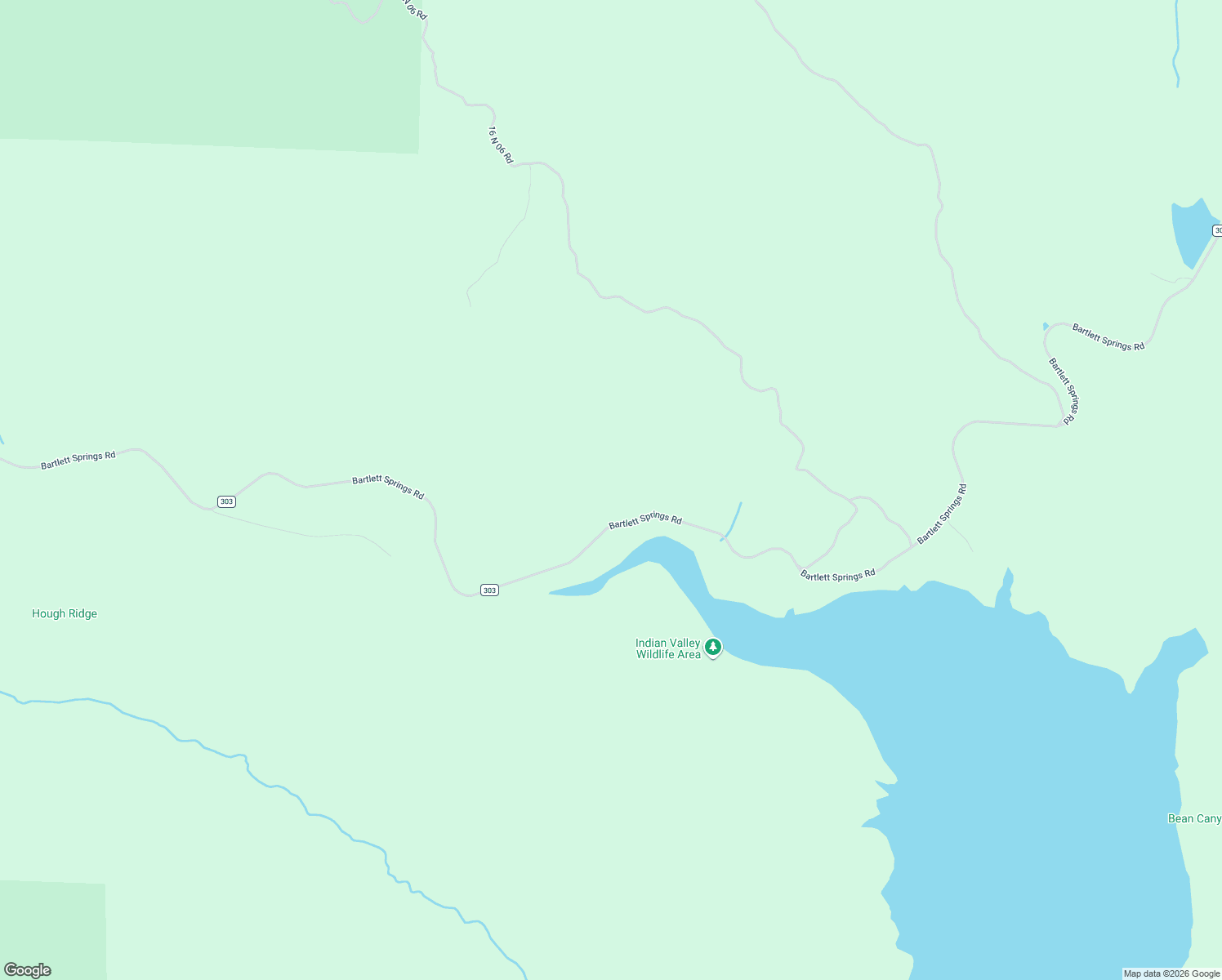 map of restaurants, bars, coffee shops, grocery stores, and more near 18598 Bartlett Springs Road in Lucerne
