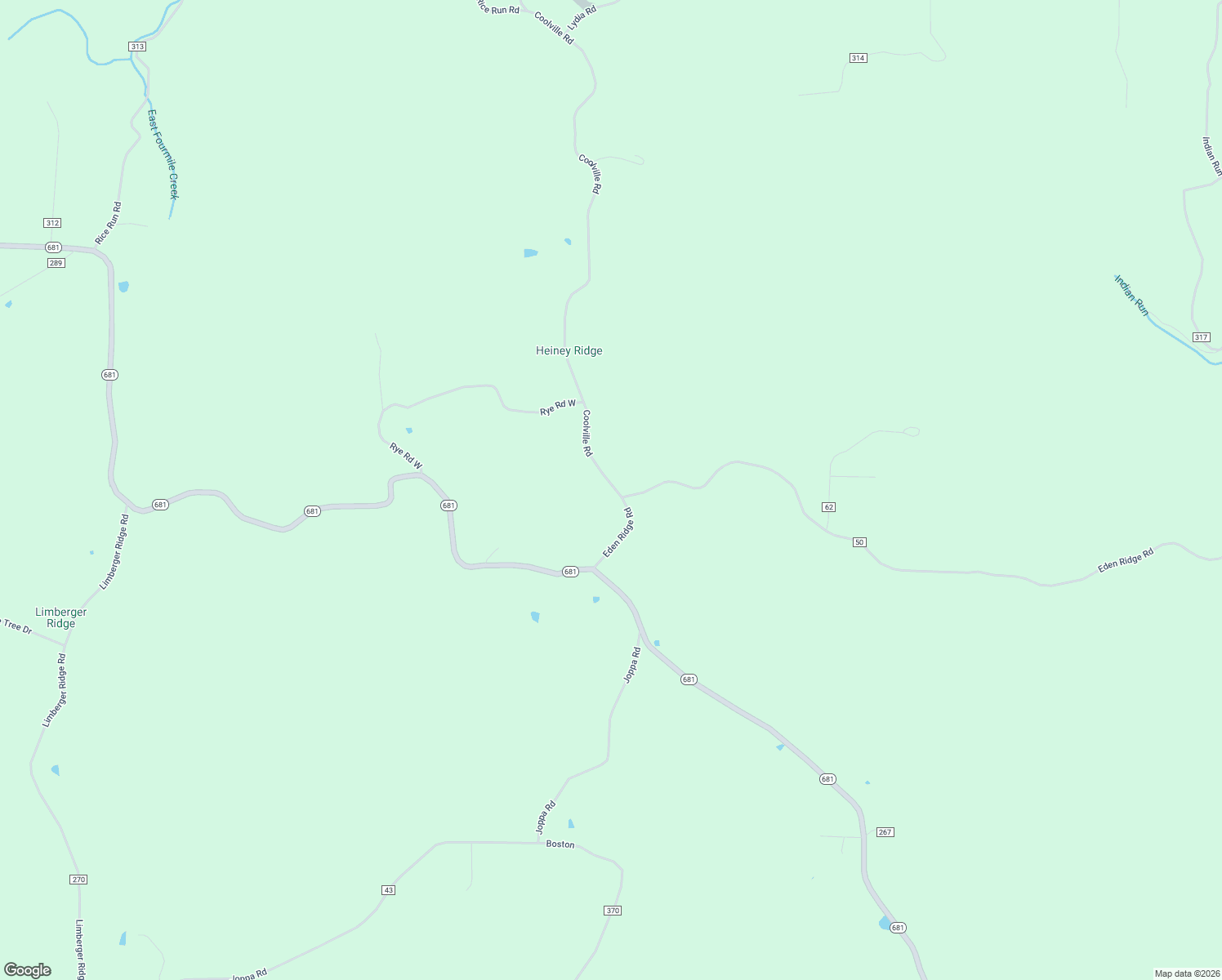 map of restaurants, bars, coffee shops, grocery stores, and more near 41291 Coolville Road in Reedsville