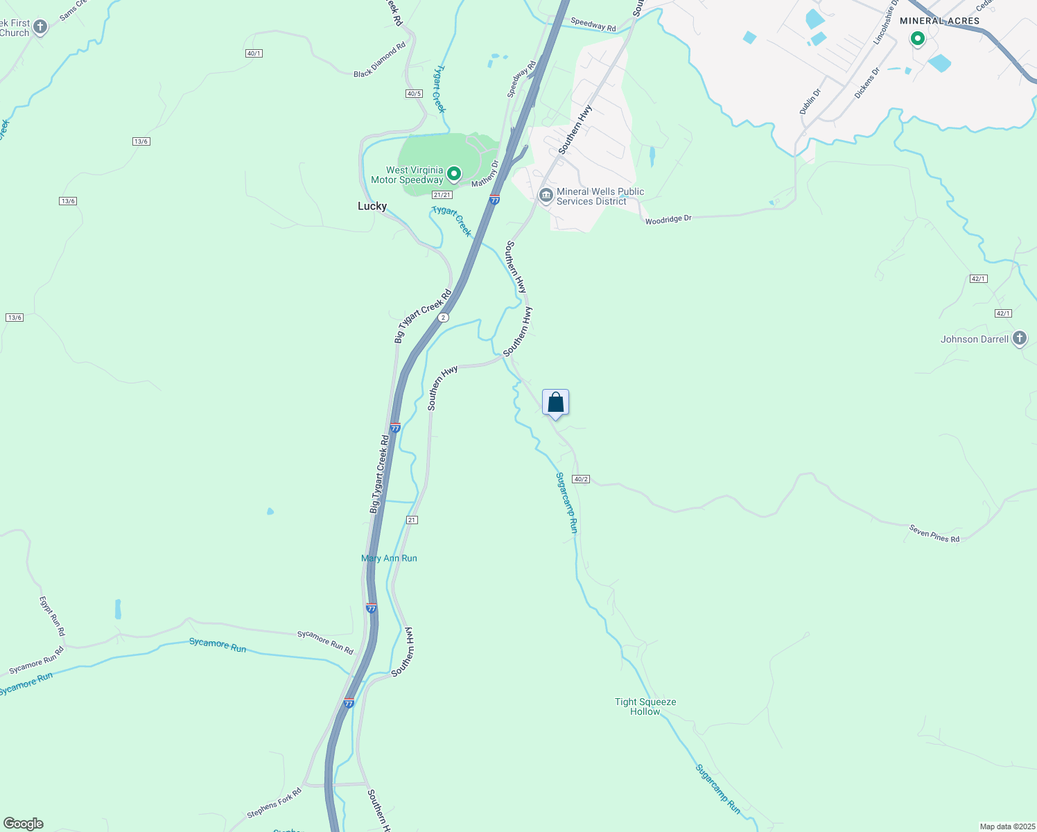 map of restaurants, bars, coffee shops, grocery stores, and more near in Mineral Wells