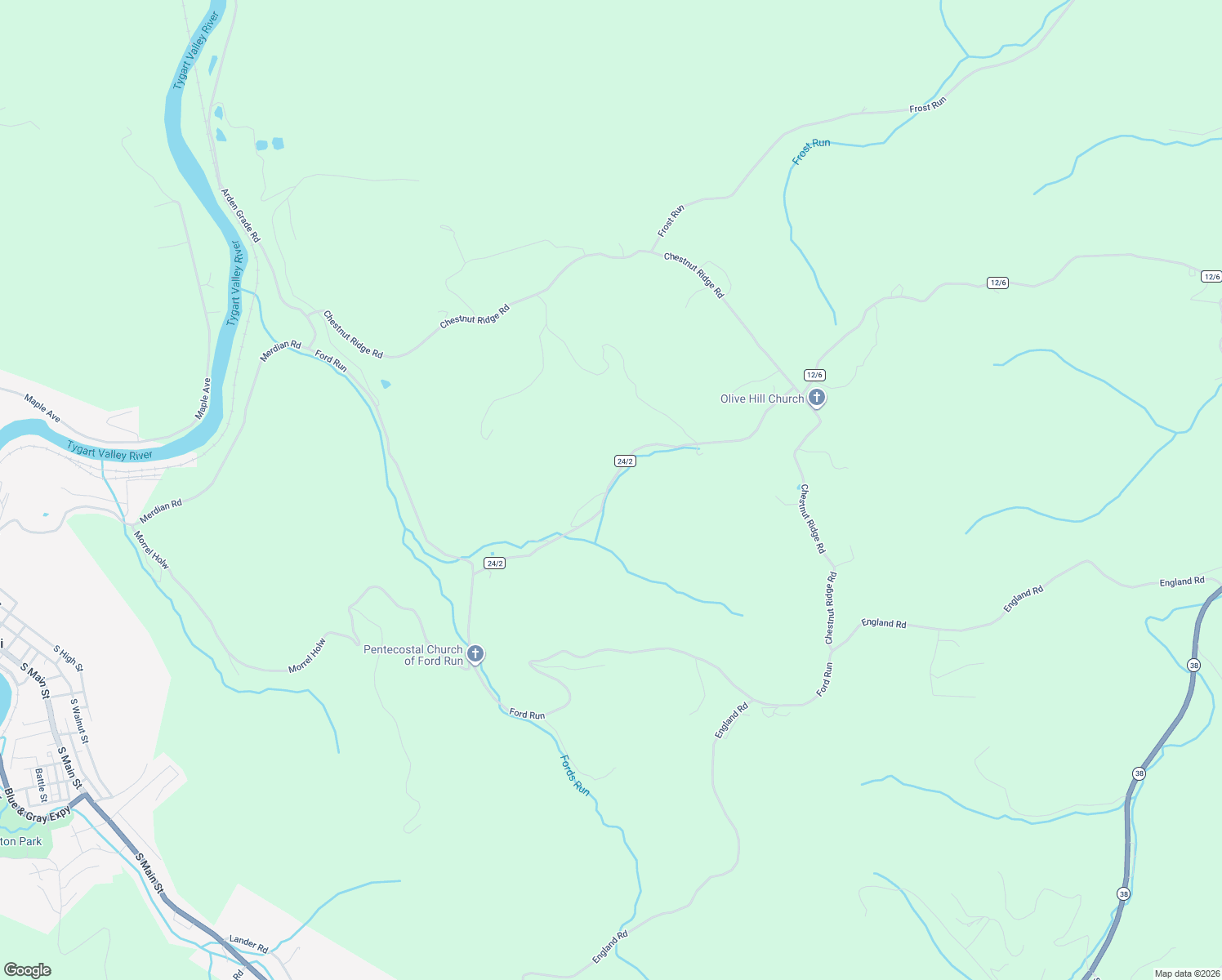 map of restaurants, bars, coffee shops, grocery stores, and more near 406 Polecat Hollow Road in Philippi