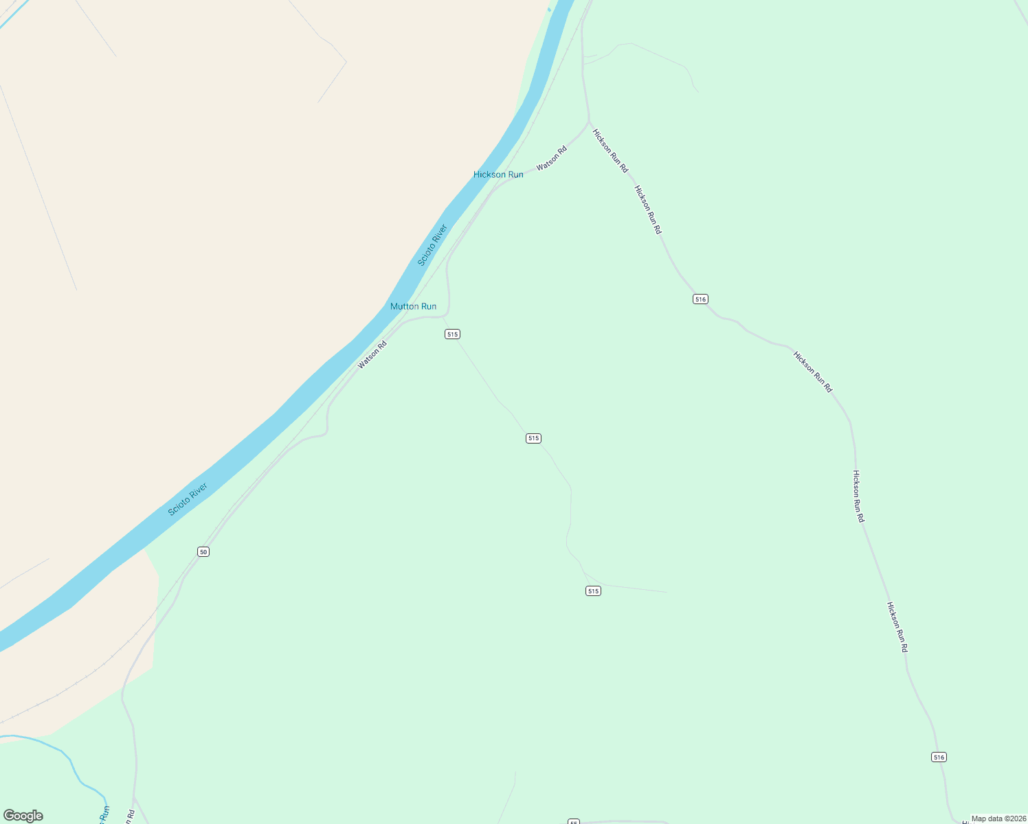 map of restaurants, bars, coffee shops, grocery stores, and more near 369 Mutton Run Road in Chillicothe