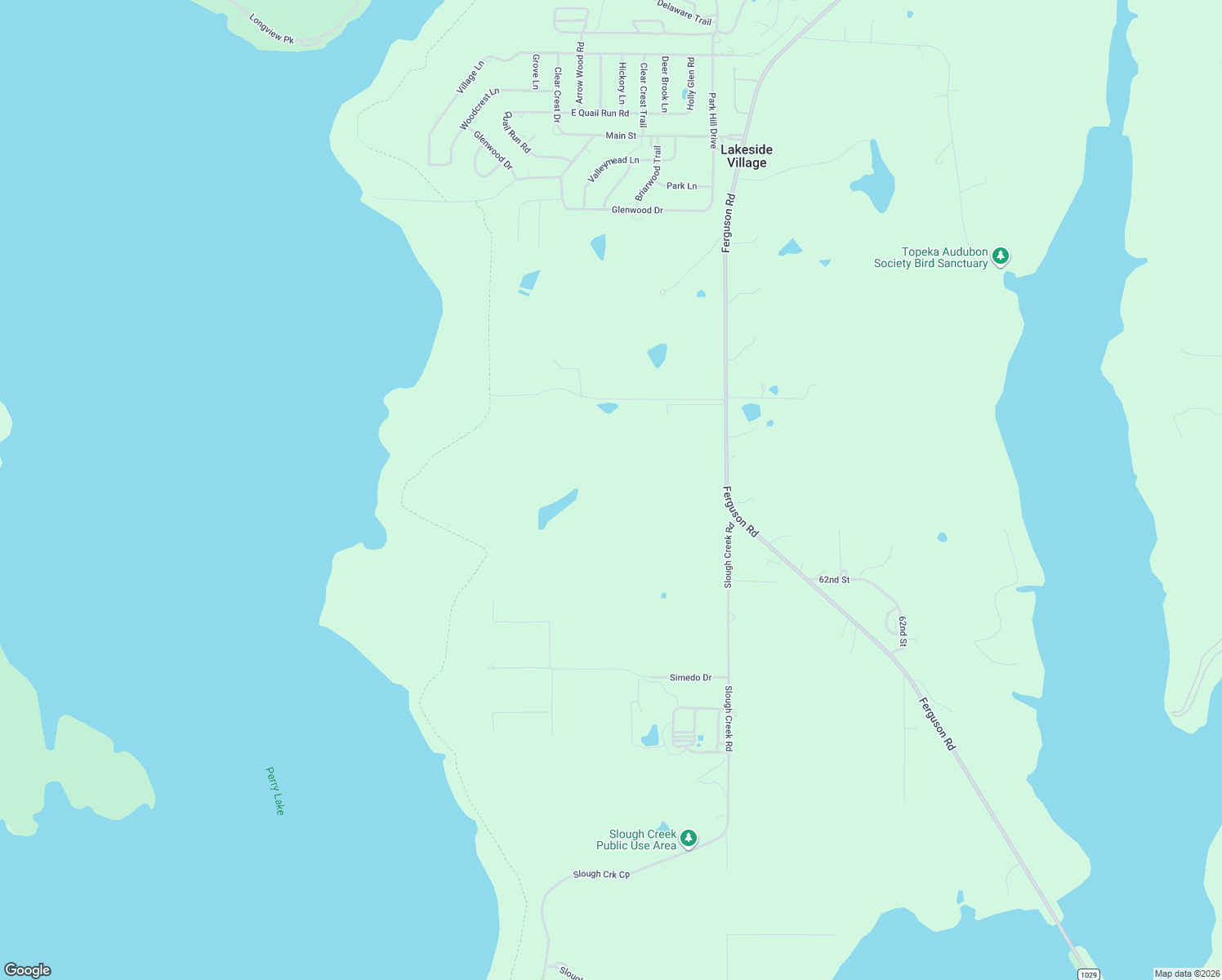 map of restaurants, bars, coffee shops, grocery stores, and more near 6589 Ferguson Road in Ozawkie