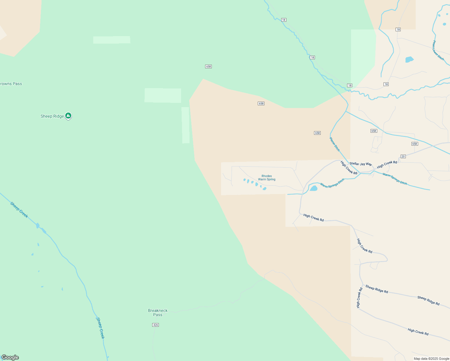 map of restaurants, bars, coffee shops, grocery stores, and more near 725 Lamb Mountain Road in Fairplay