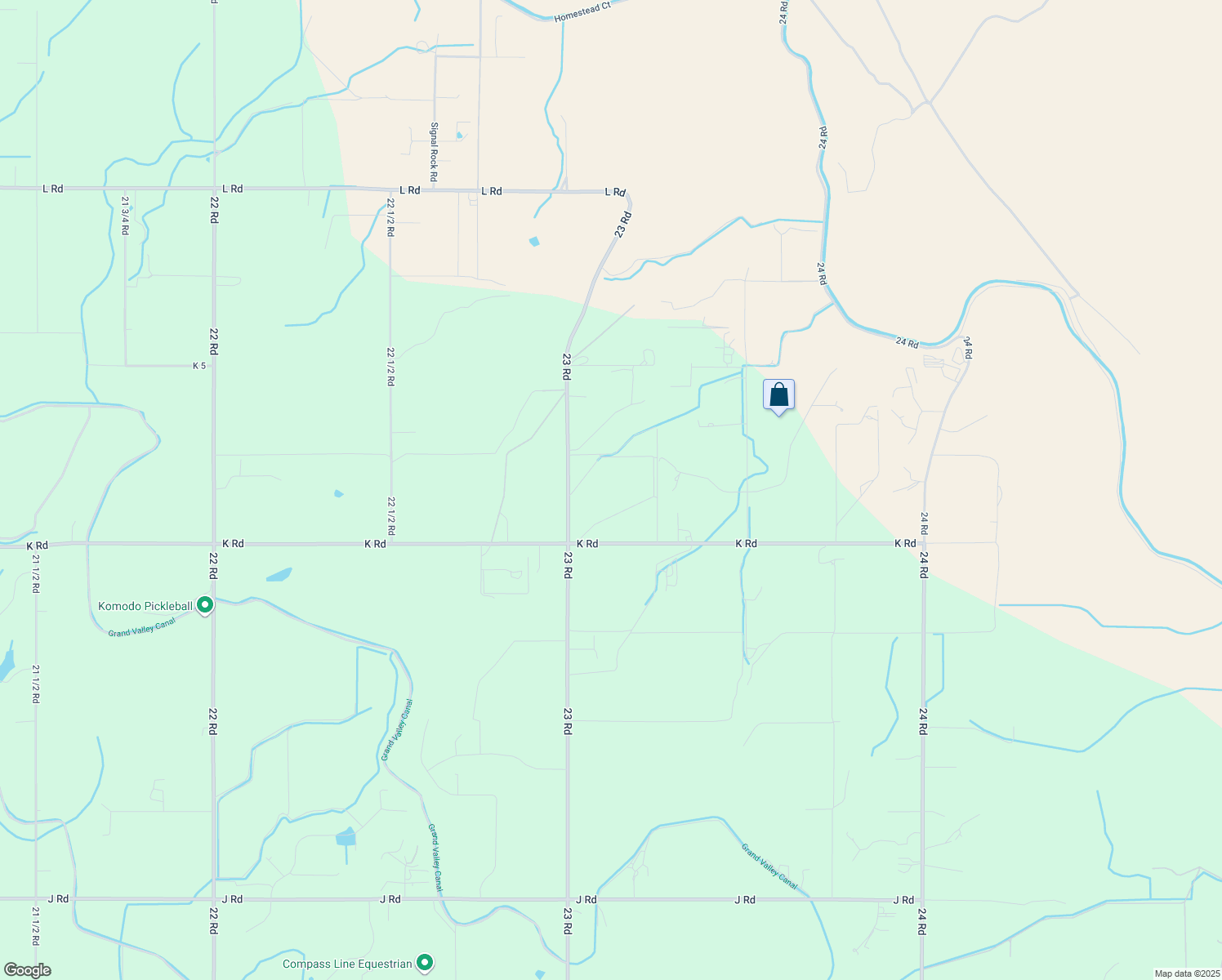 map of restaurants, bars, coffee shops, grocery stores, and more near 1110 23 Road in Grand Junction