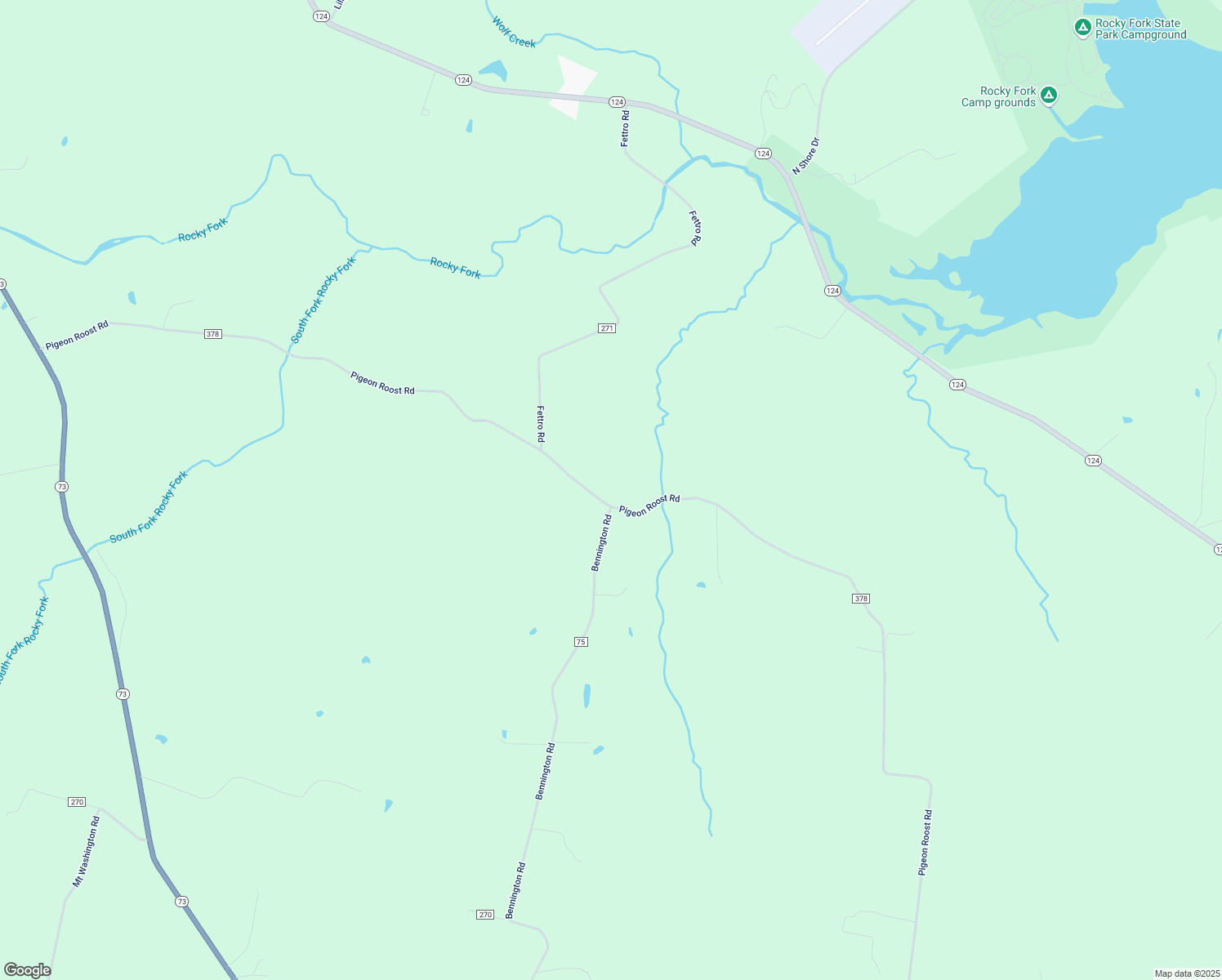 map of restaurants, bars, coffee shops, grocery stores, and more near 9091 Pigeon Roost Road in Hillsboro