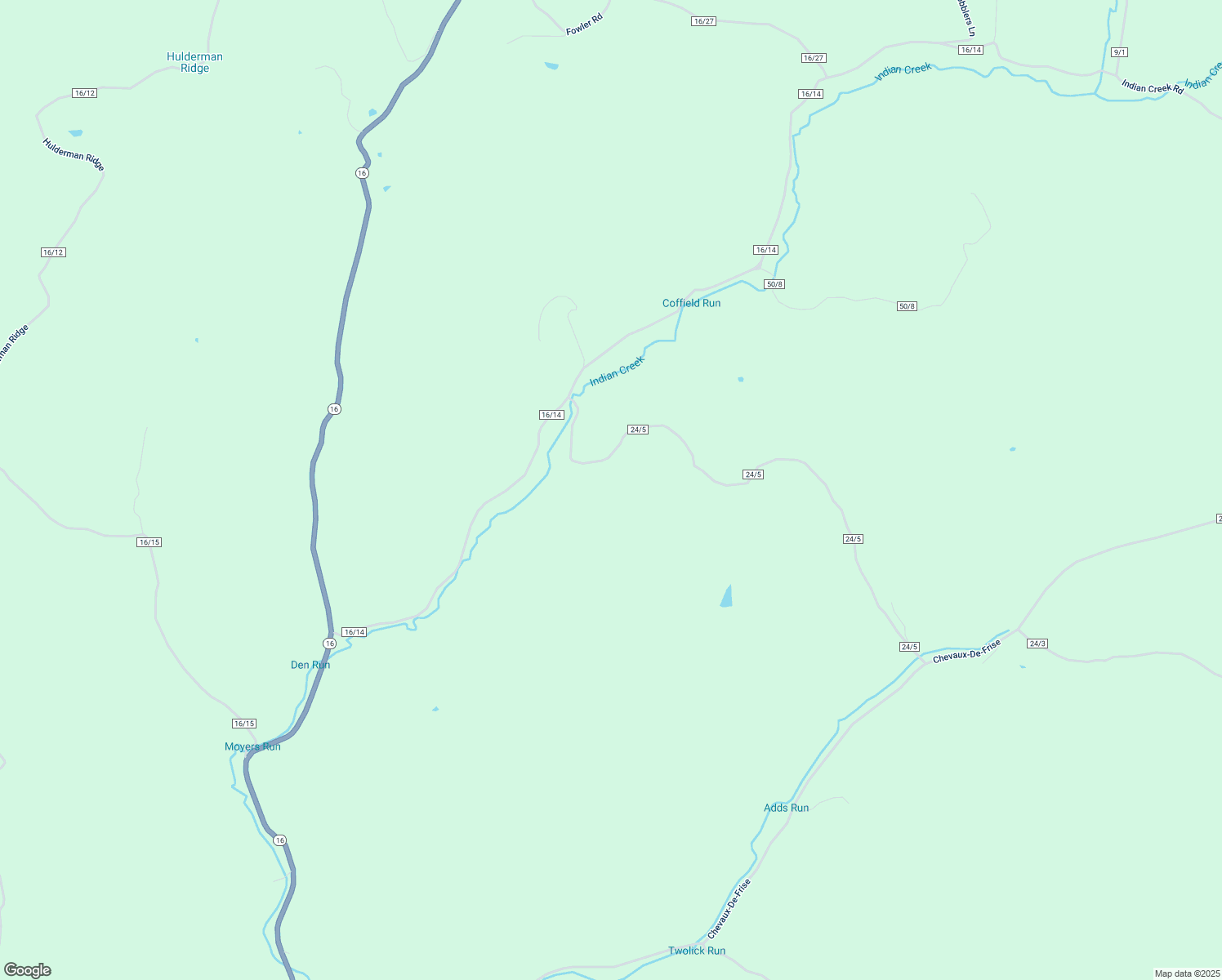 map of restaurants, bars, coffee shops, grocery stores, and more near County Road 24/5 in Pullman