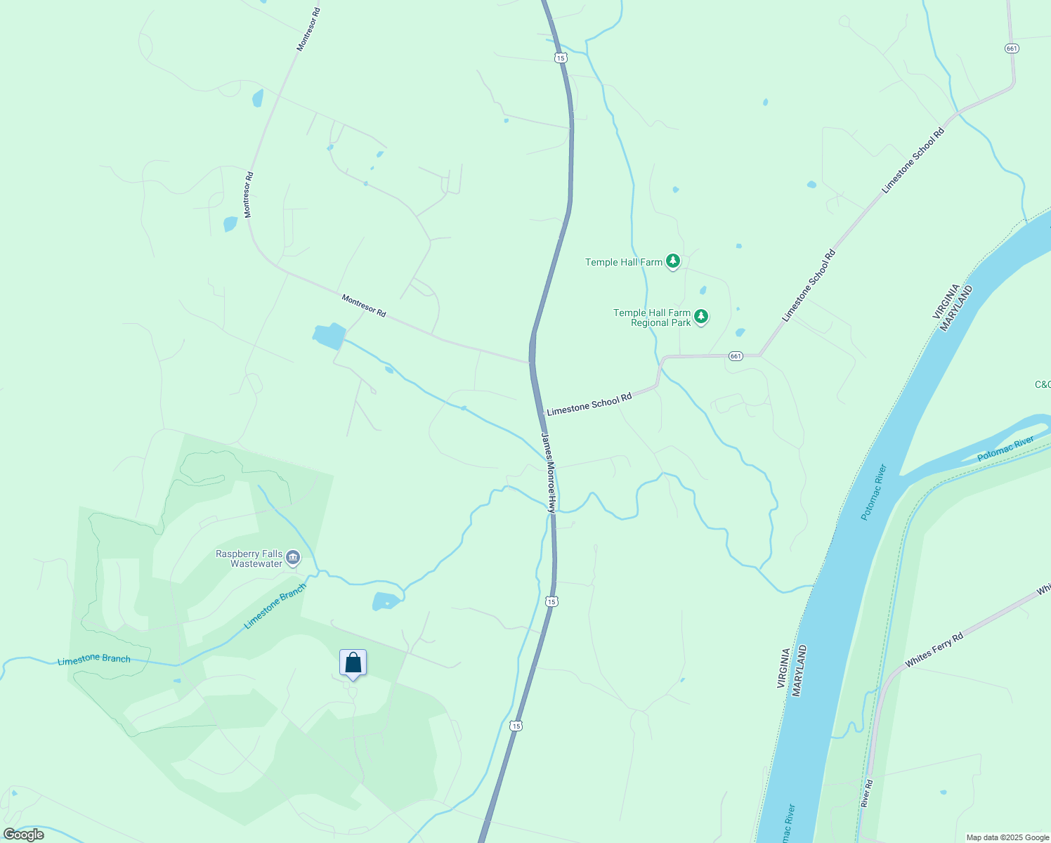 map of restaurants, bars, coffee shops, grocery stores, and more near 42259 Fording Branch Ct in Leesburg