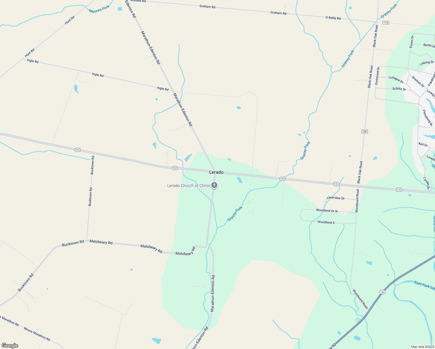 map of restaurants, bars, coffee shops, grocery stores, and more near 5874 Marathon-Edenton Road in Williamsburg