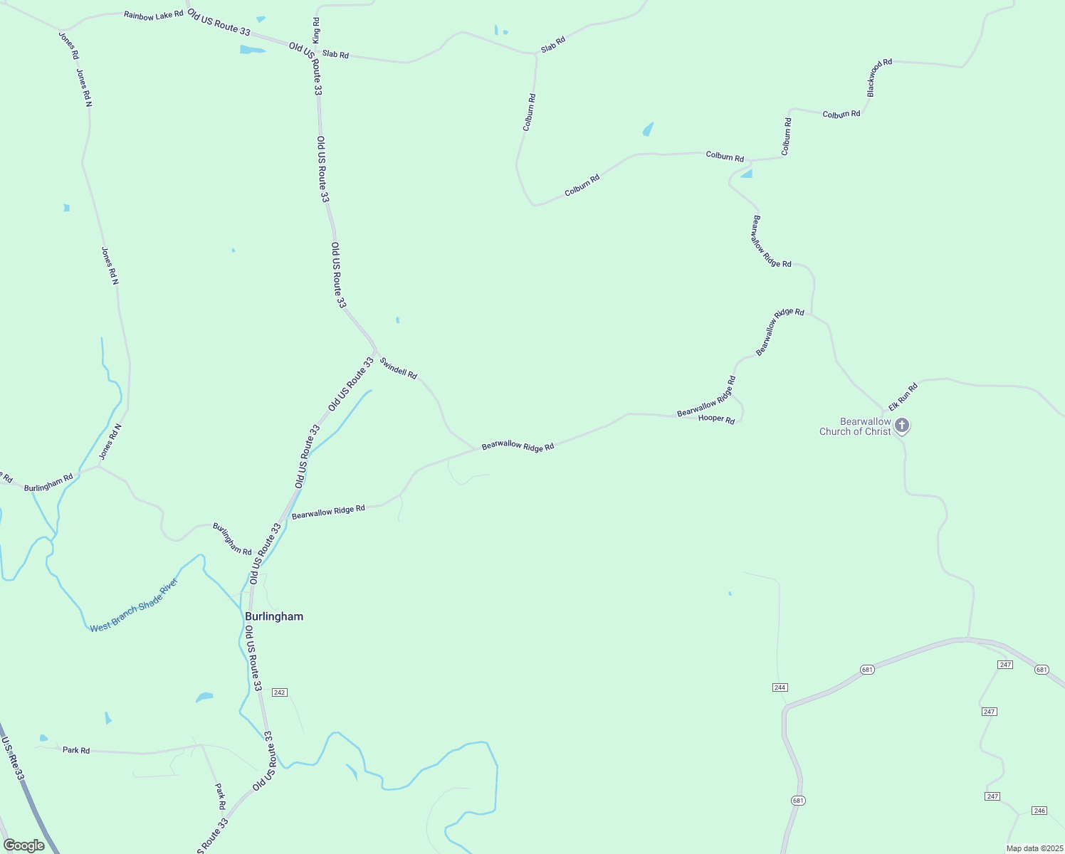 map of restaurants, bars, coffee shops, grocery stores, and more near 37 Bearwallow Ridge Road in Shade