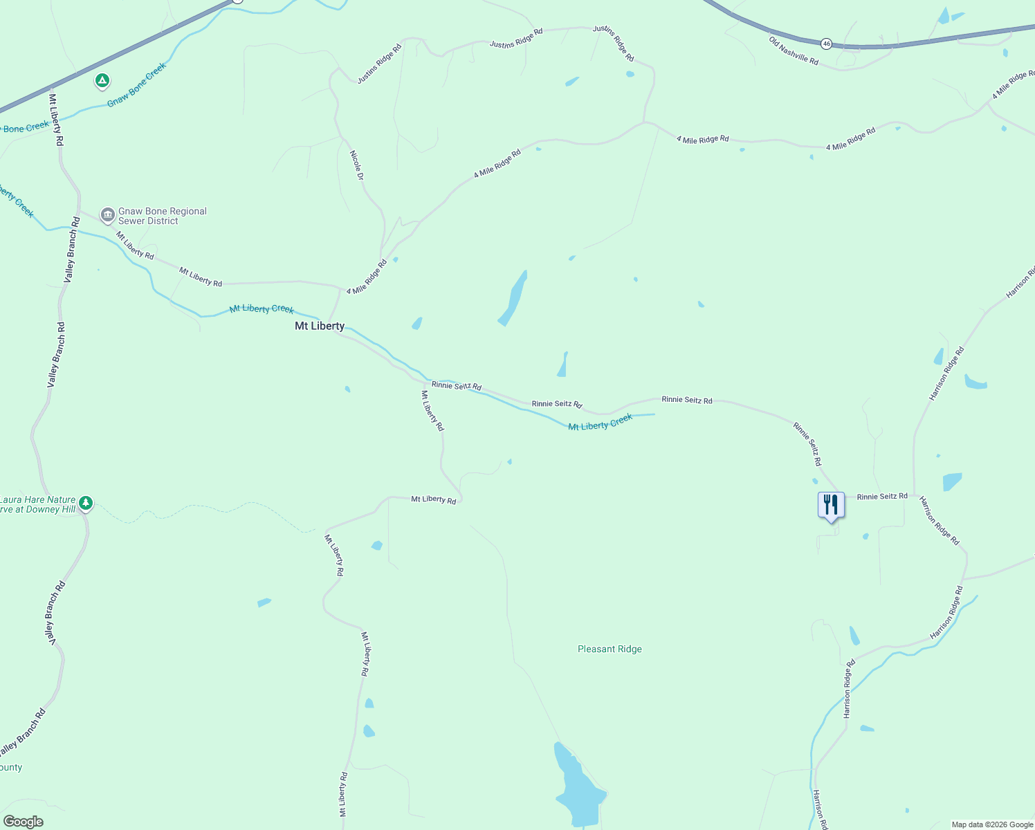 map of restaurants, bars, coffee shops, grocery stores, and more near 6979 Rinnie Seitz Road in Nashville