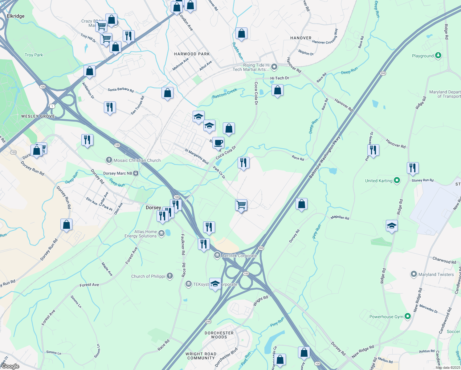 7277 Race Road, Hanover MD Walk Score