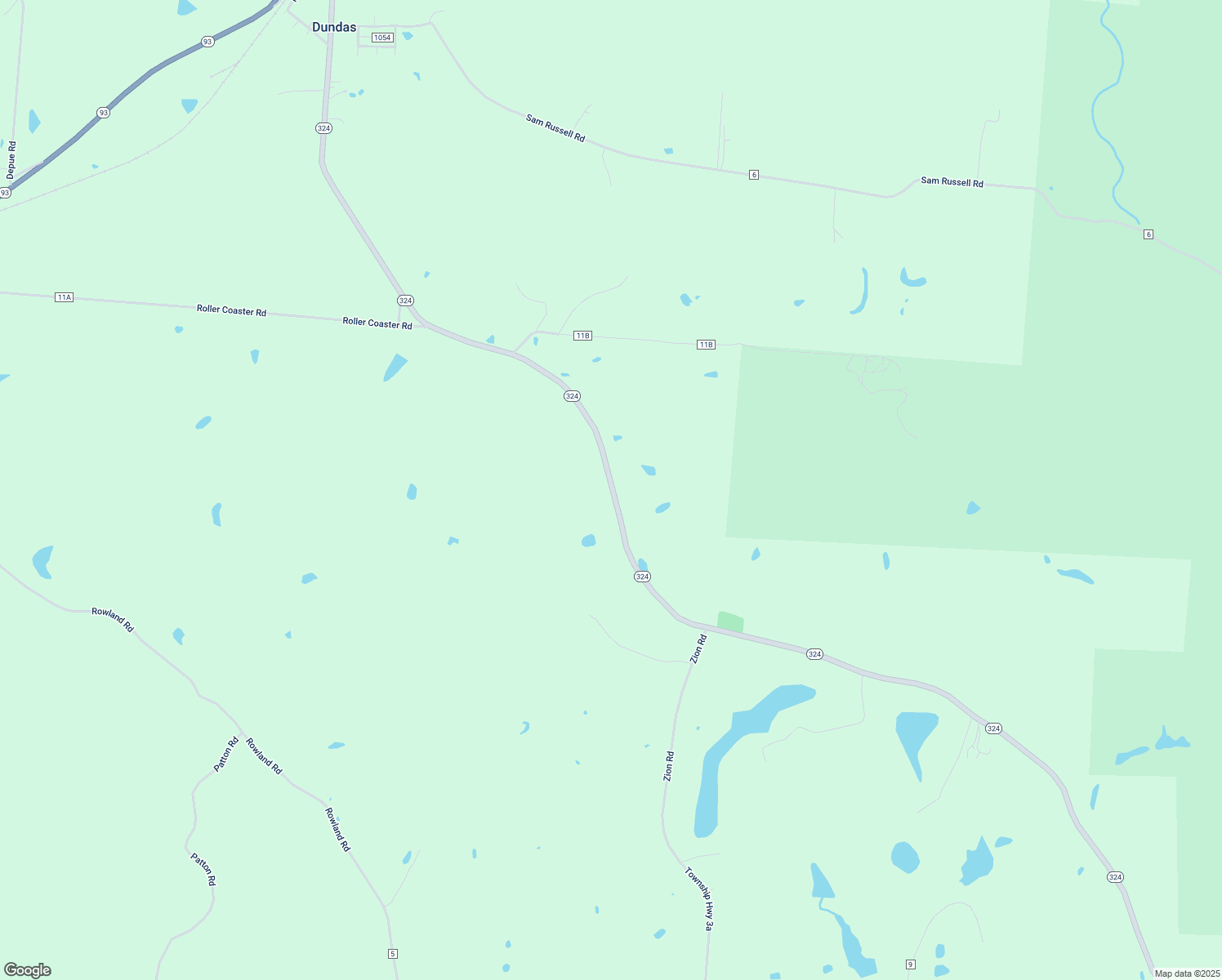 map of restaurants, bars, coffee shops, grocery stores, and more near 37258-37262 Highway 324 in Hamden
