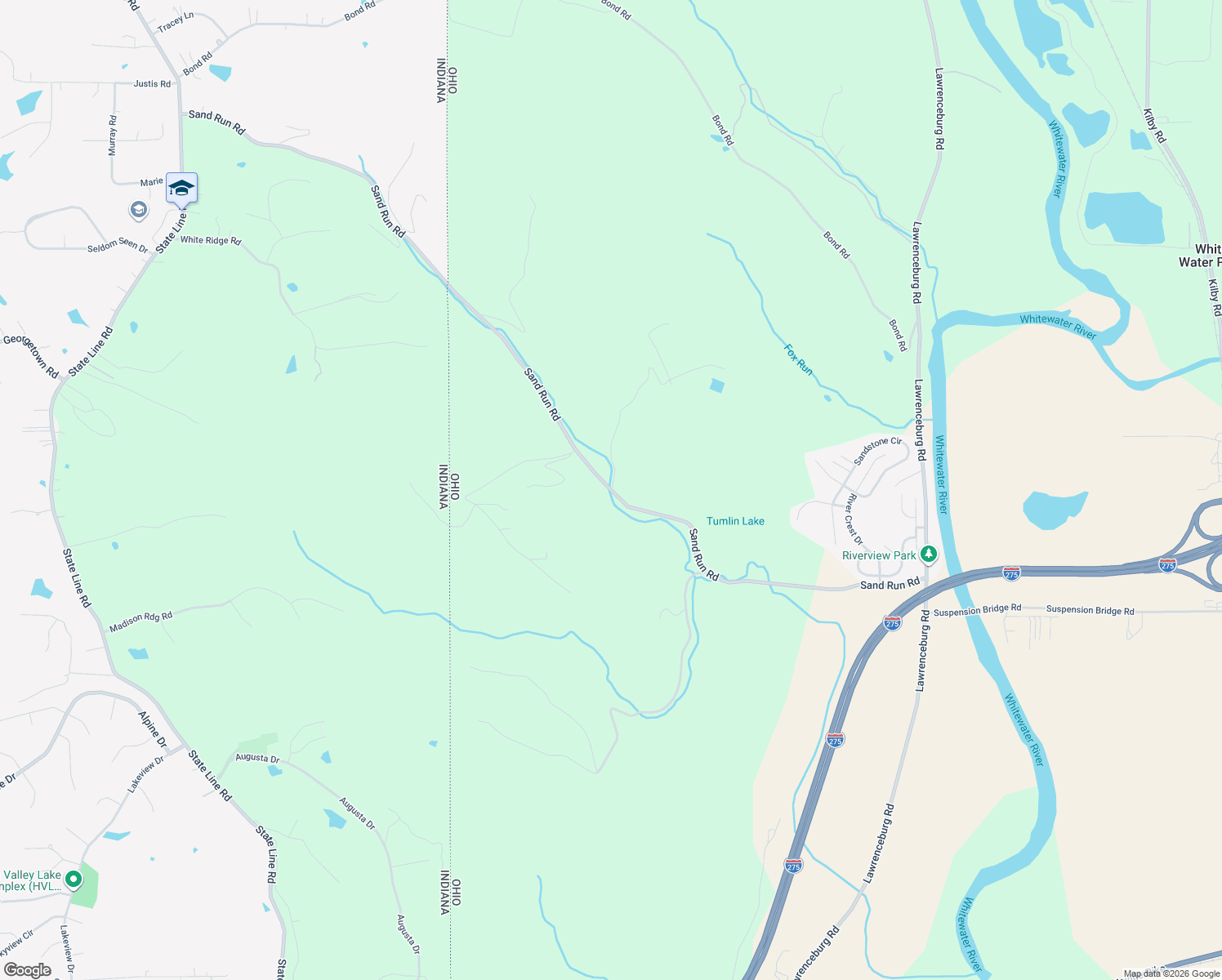 map of restaurants, bars, coffee shops, grocery stores, and more near 11474 Sand Run Road in Harrison