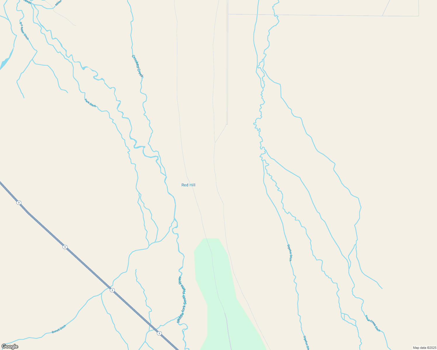 map of restaurants, bars, coffee shops, grocery stores, and more near 3040 Redhill Road in Fairplay