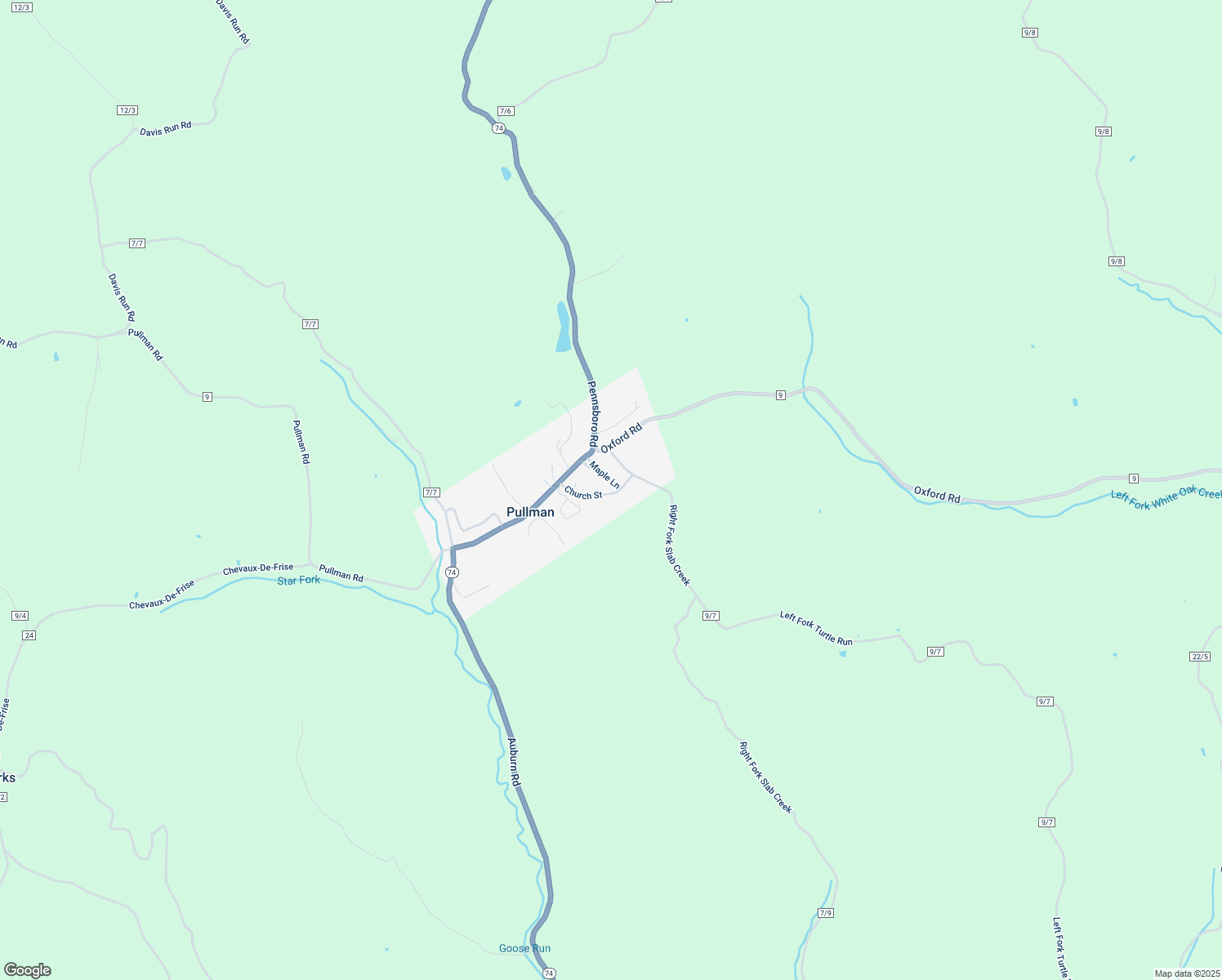 map of restaurants, bars, coffee shops, grocery stores, and more near 136 Church Street in Pullman