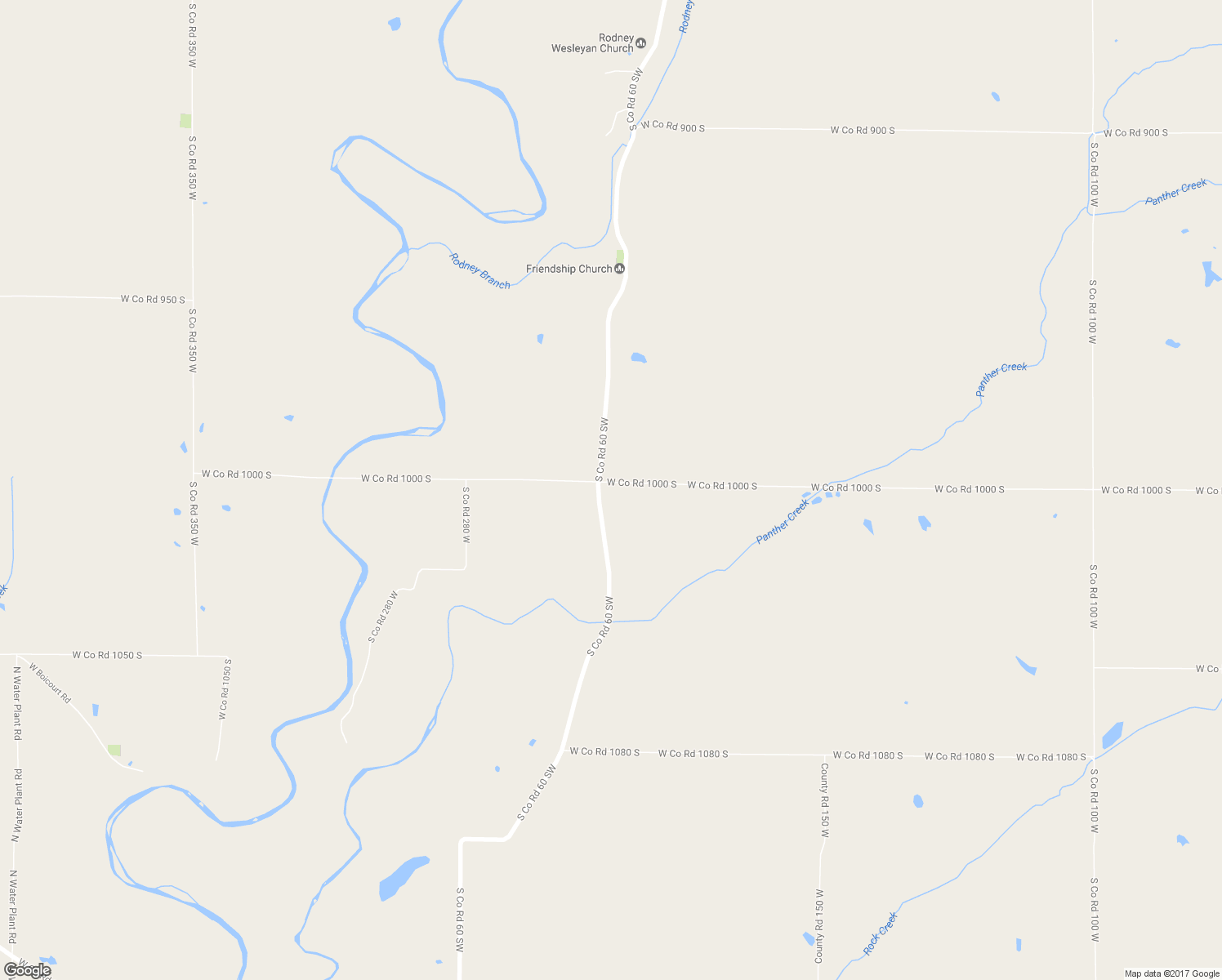 map of restaurants, bars, coffee shops, grocery stores, and more near 2347 West Co Road 1000 South in Westport