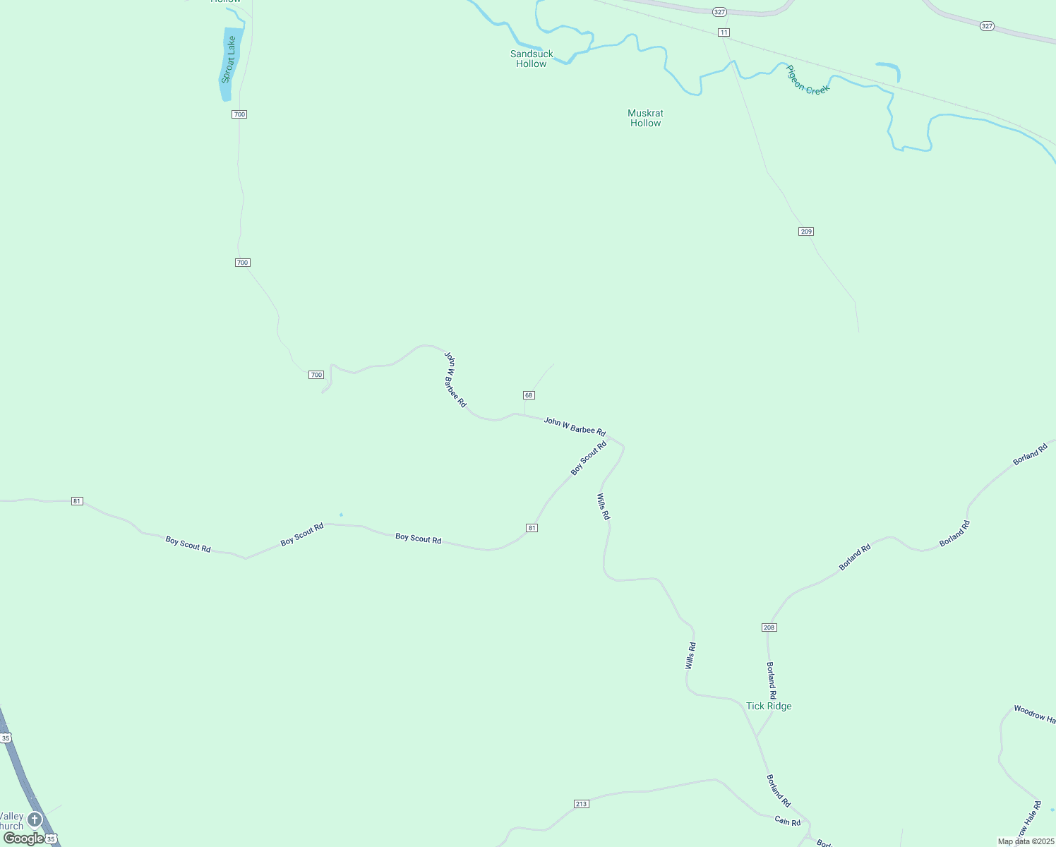 map of restaurants, bars, coffee shops, grocery stores, and more near 924 John W Barbee Road in Ray