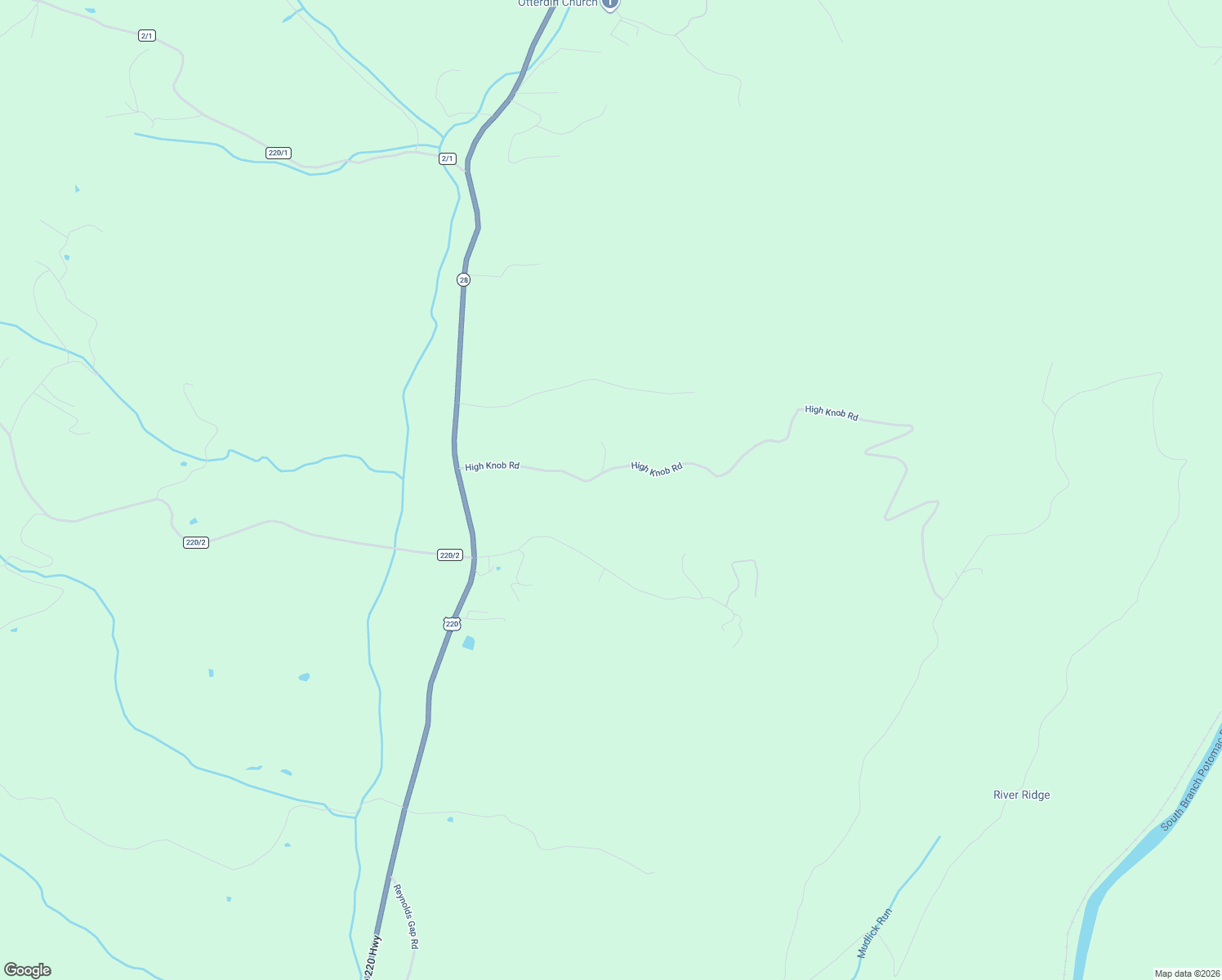 map of restaurants, bars, coffee shops, grocery stores, and more near 82 High Knob Road in Old Fields
