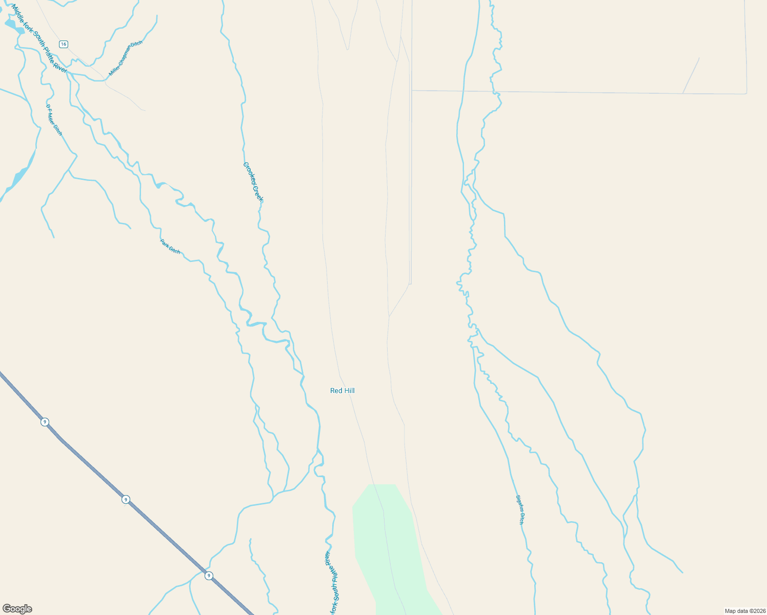 map of restaurants, bars, coffee shops, grocery stores, and more near 3129 Redhill Road in Fairplay