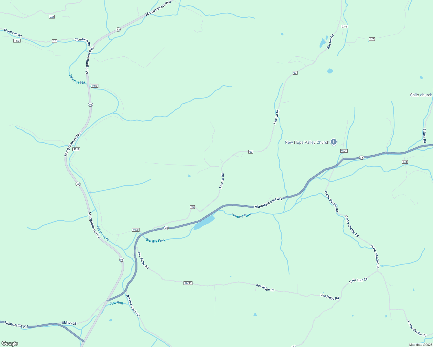 map of restaurants, bars, coffee shops, grocery stores, and more near 99 Matlick Lane in Moatsville