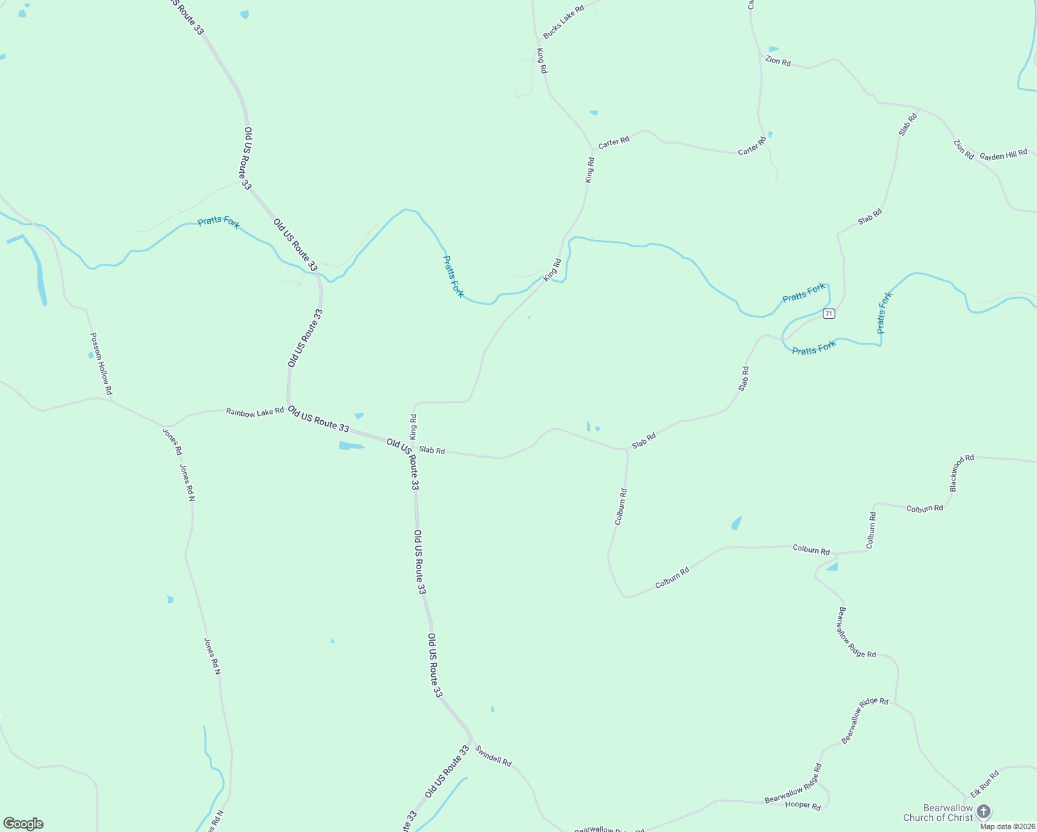 map of restaurants, bars, coffee shops, grocery stores, and more near 15500 Slab Road in Shade