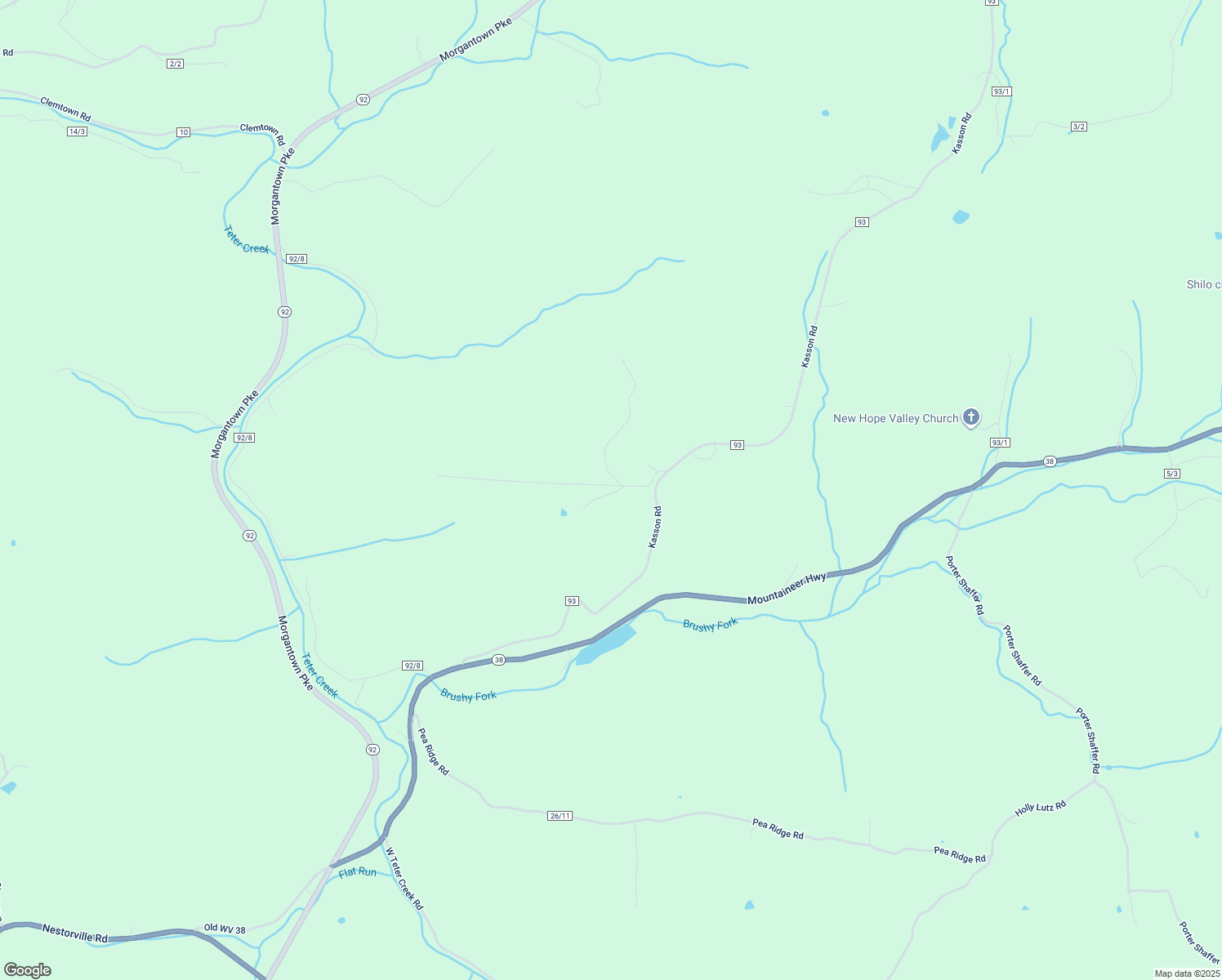 map of restaurants, bars, coffee shops, grocery stores, and more near 139 Matlick Lane in Moatsville