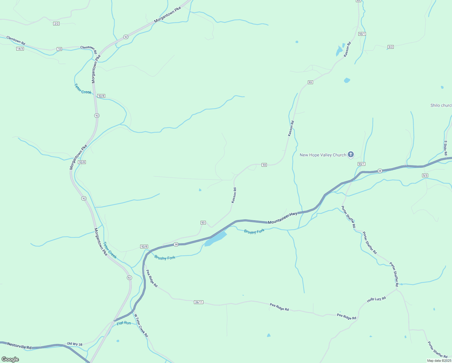 map of restaurants, bars, coffee shops, grocery stores, and more near 99 Matlick Lane in Moatsville