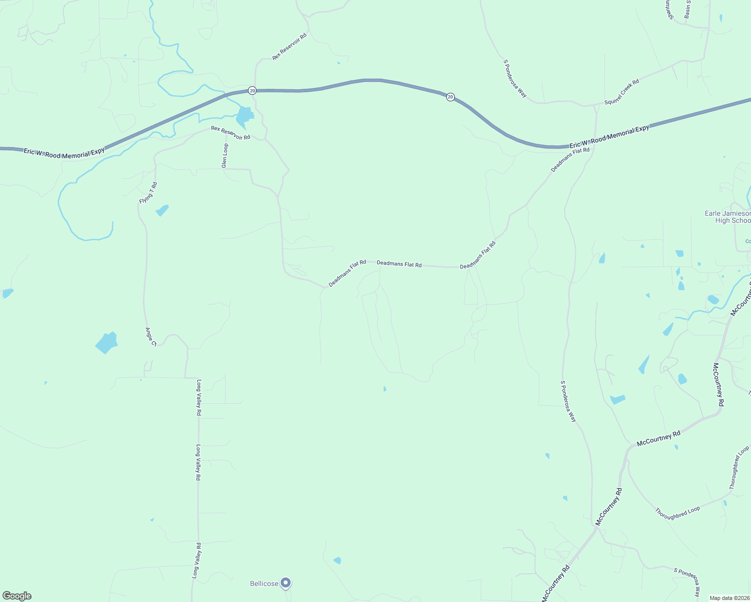 map of restaurants, bars, coffee shops, grocery stores, and more near 11245 Grey Eagle Road in Grass Valley