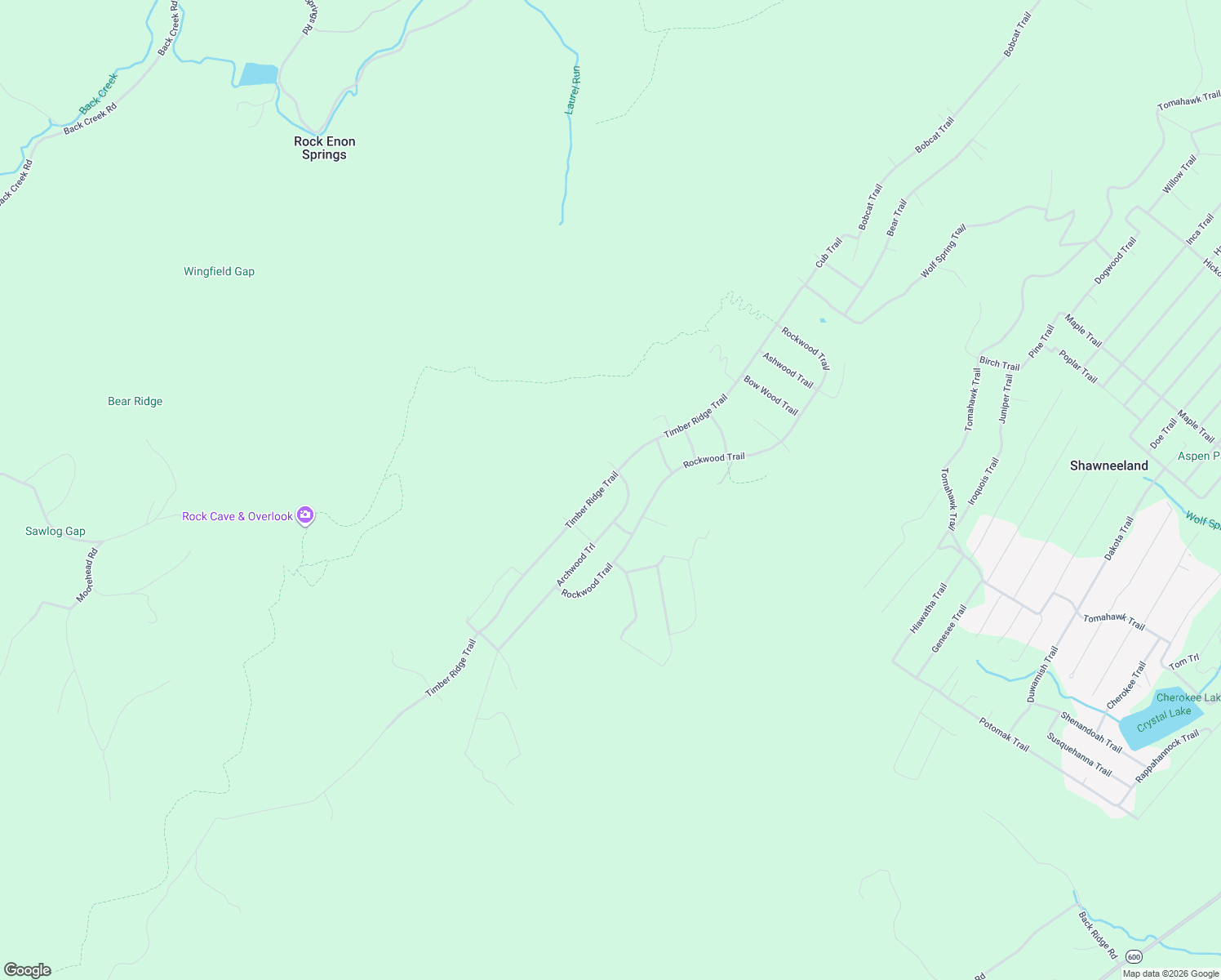 map of restaurants, bars, coffee shops, grocery stores, and more near 406 Firewood Trail in Winchester