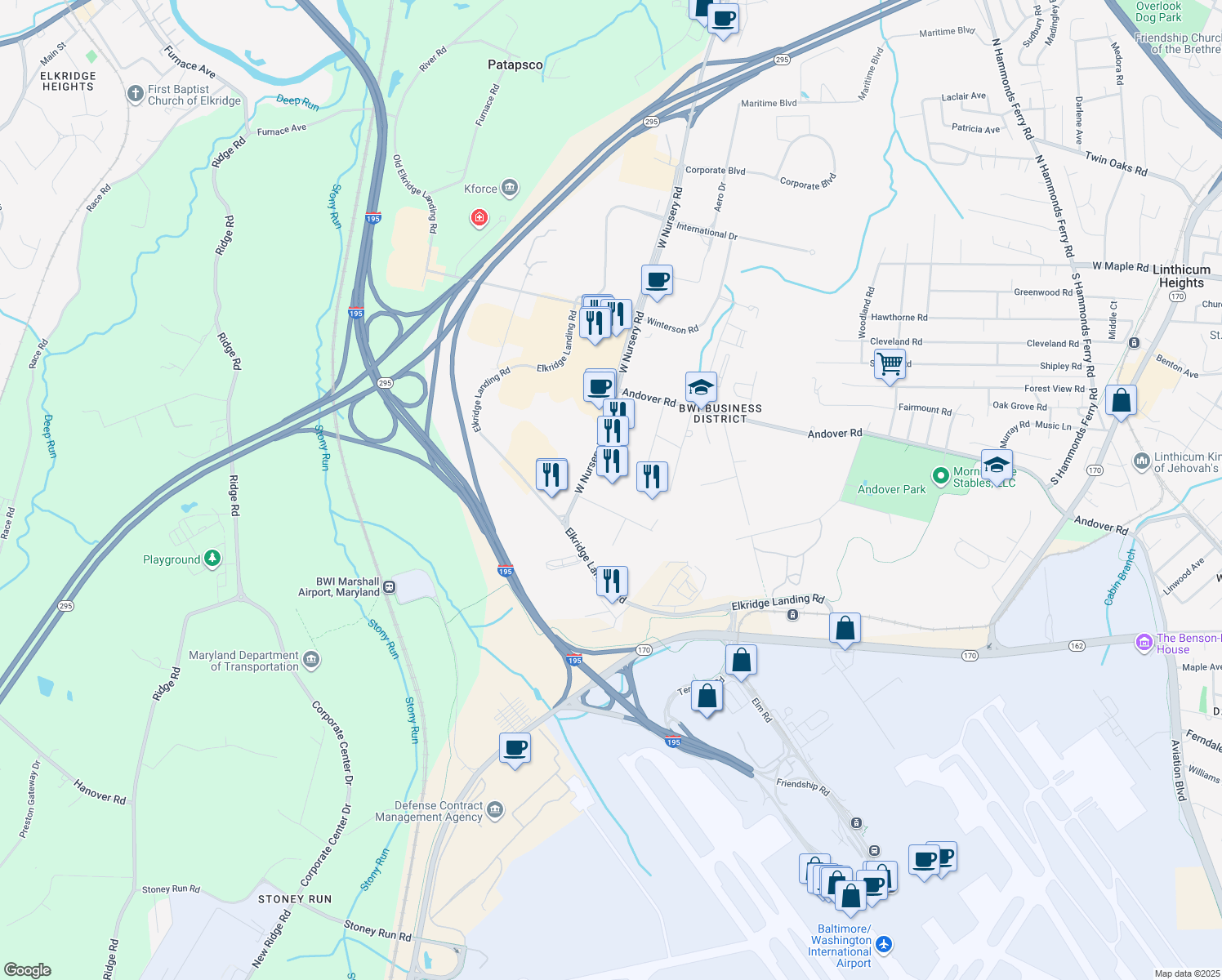 1743 West Nursery Road, Linthicum Heights MD Walk Score