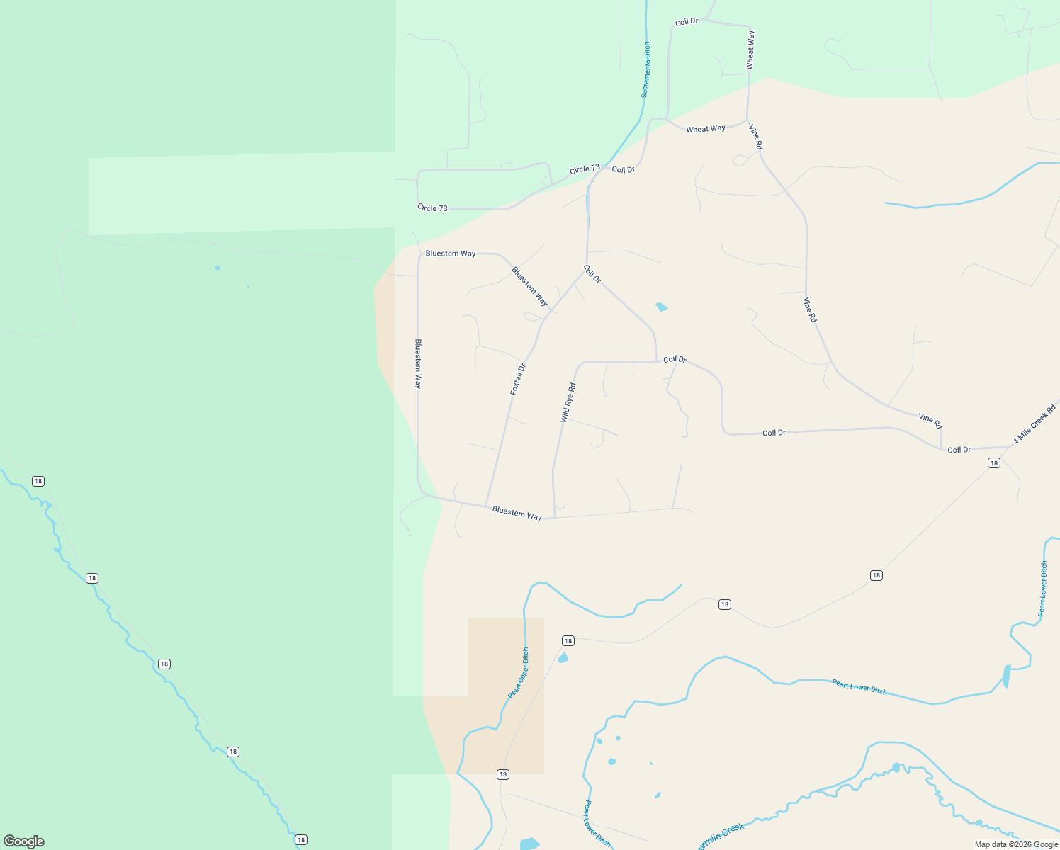 map of restaurants, bars, coffee shops, grocery stores, and more near 534 Foxtail Drive in Fairplay