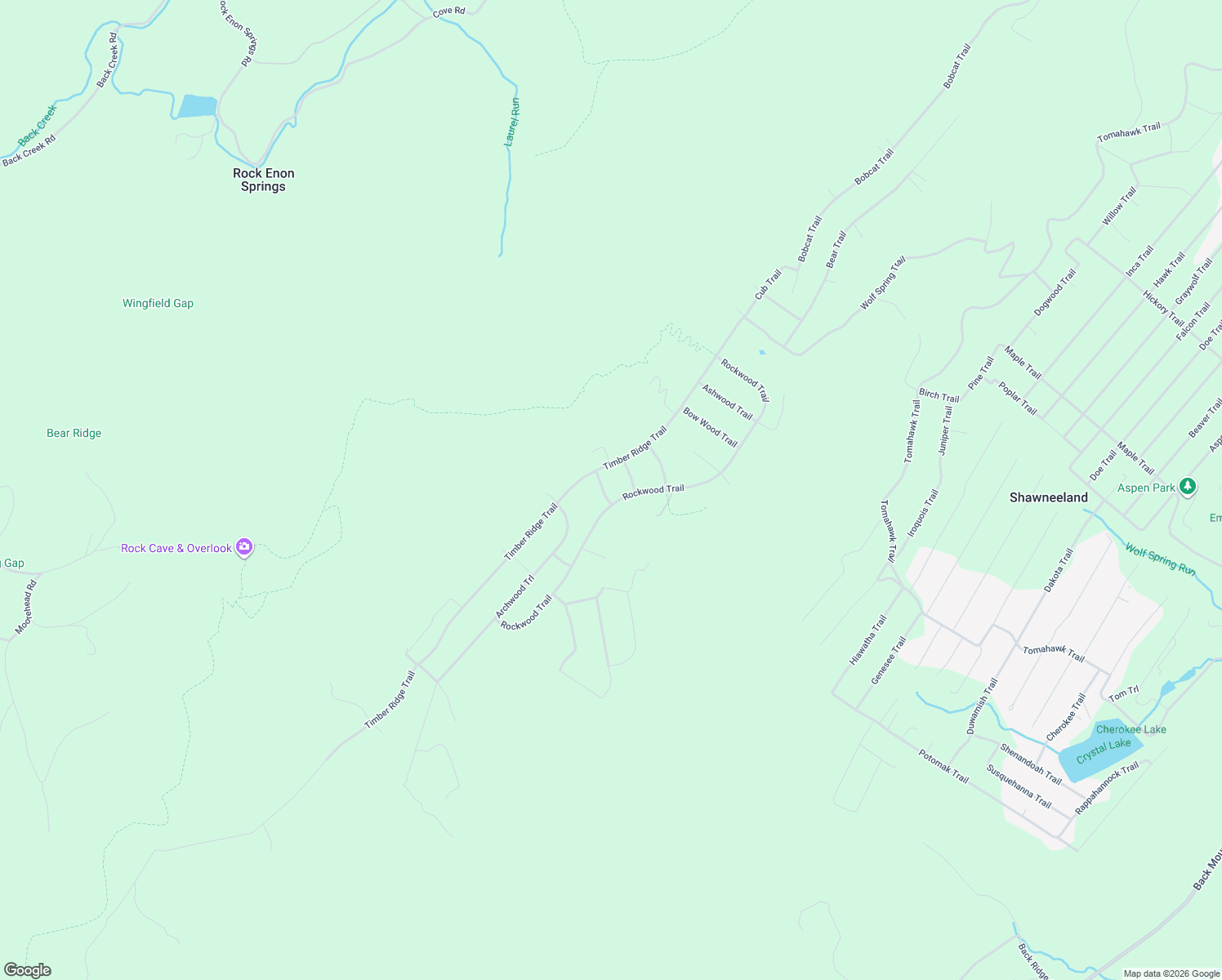 map of restaurants, bars, coffee shops, grocery stores, and more near 407 Firewood Trail in Winchester