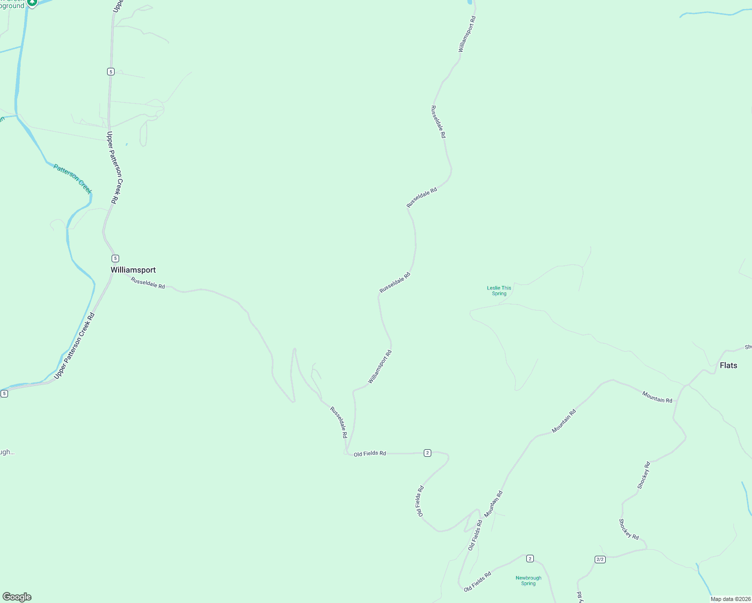 map of restaurants, bars, coffee shops, grocery stores, and more near 2717 Williamsport Road in Burlington
