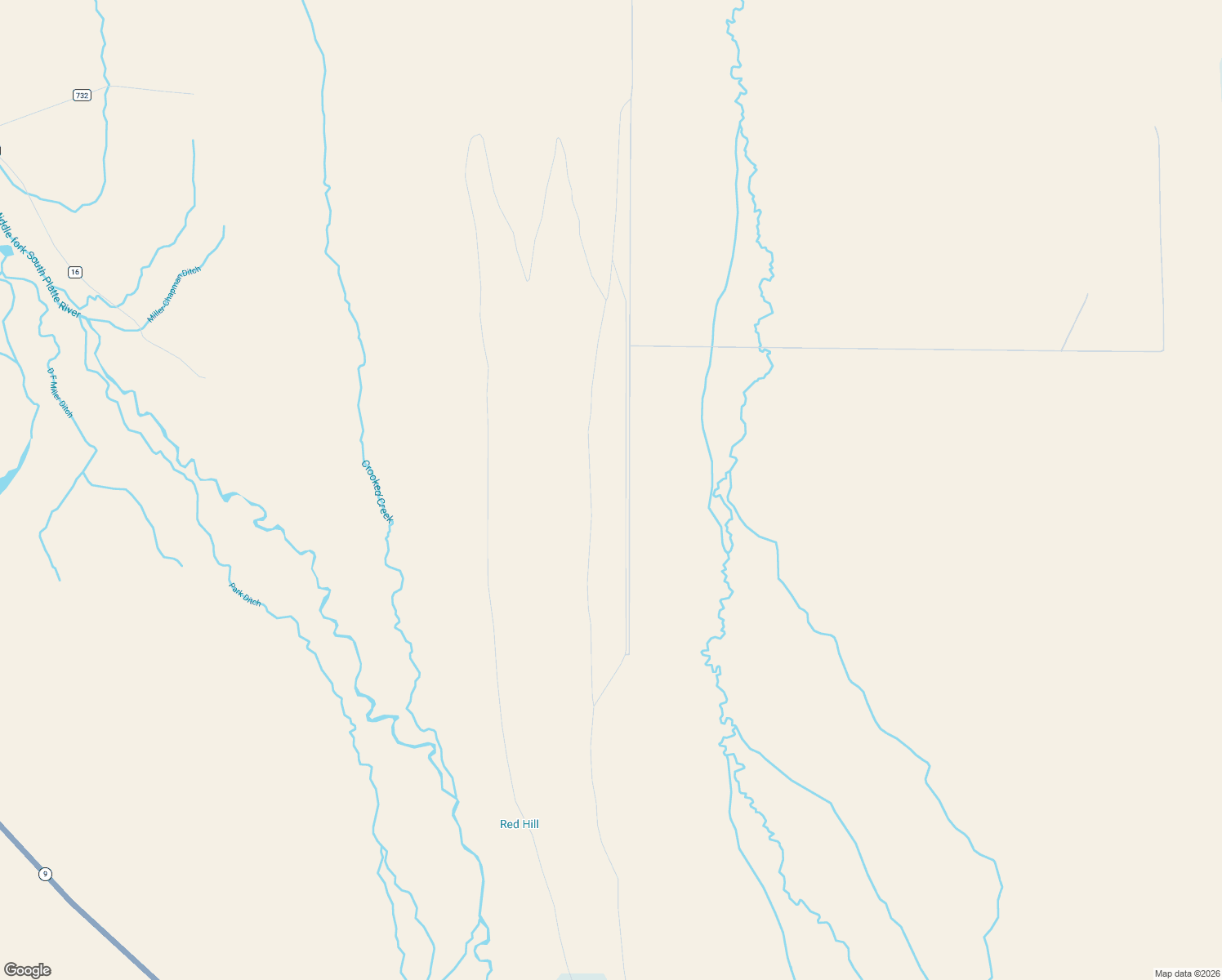 map of restaurants, bars, coffee shops, grocery stores, and more near 3393 Redhill Road in Fairplay