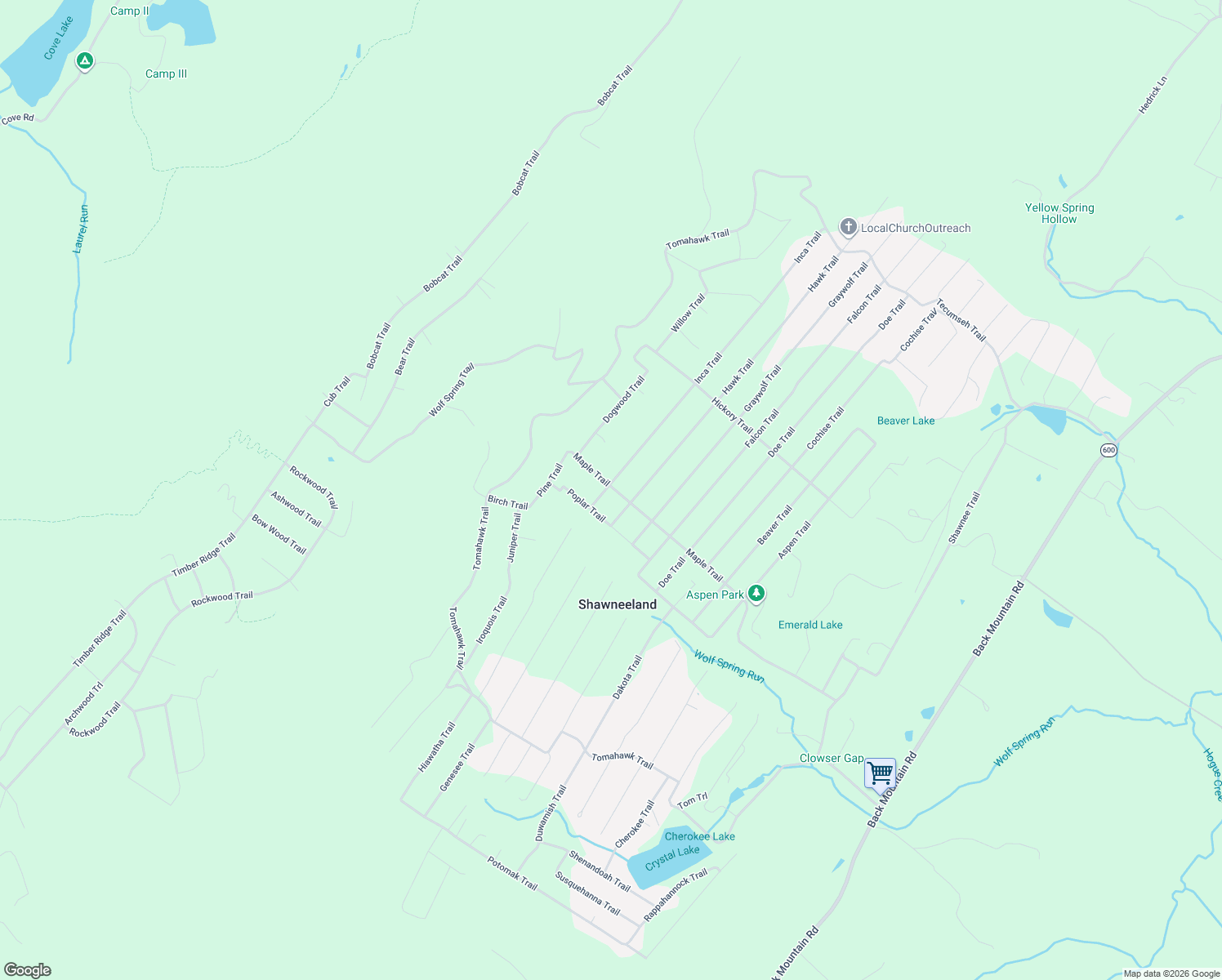 map of restaurants, bars, coffee shops, grocery stores, and more near 1106 Poplar Trail in Winchester