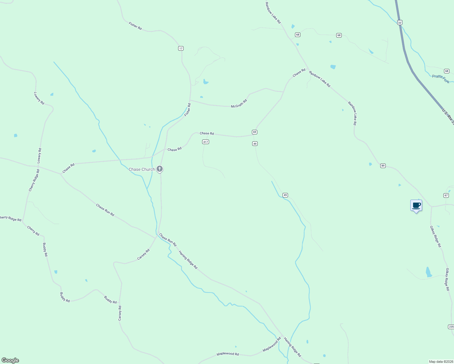 map of restaurants, bars, coffee shops, grocery stores, and more near 501 Carbaugh Lane in Athens